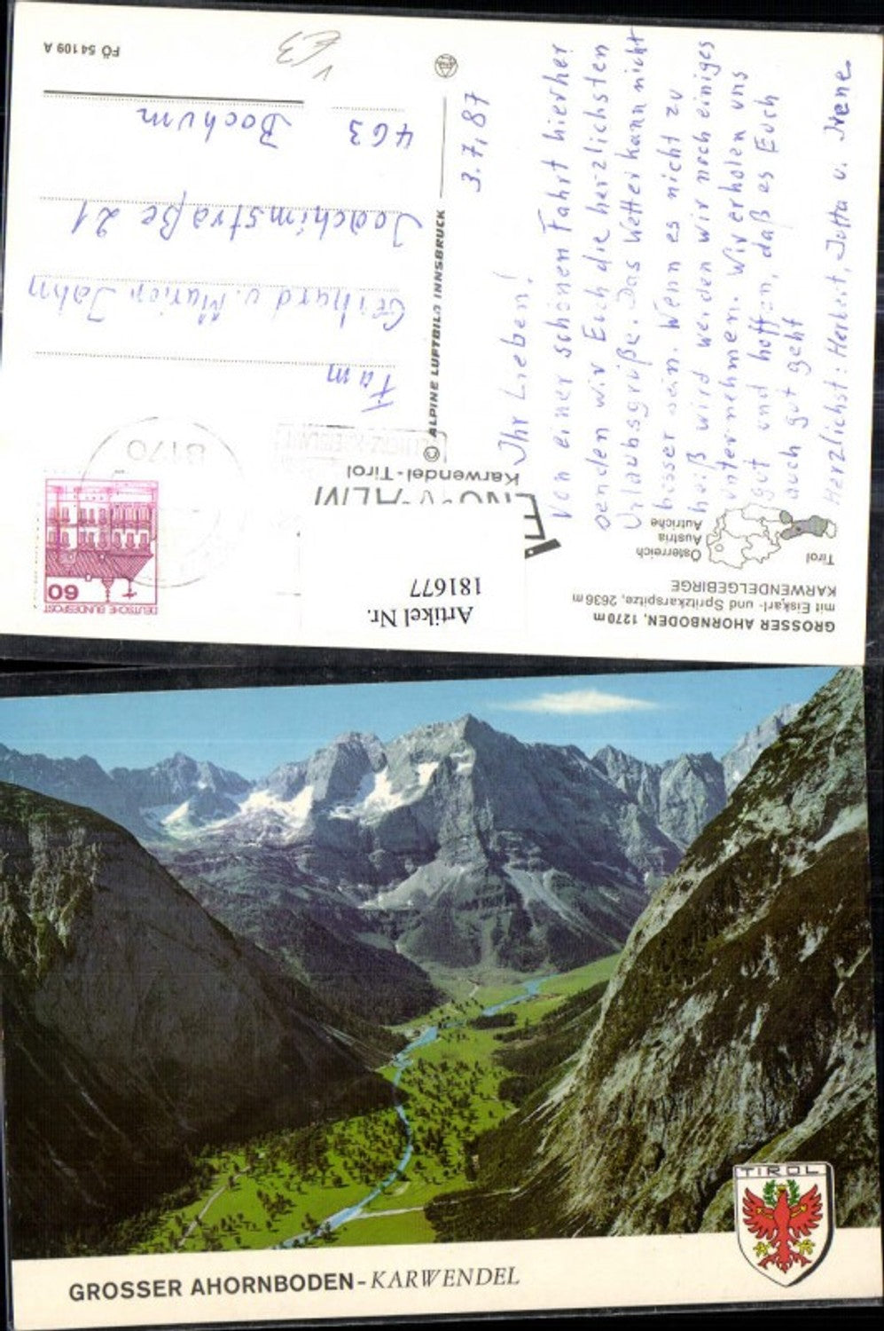 Alte Ansichtskarte – Old Postcard