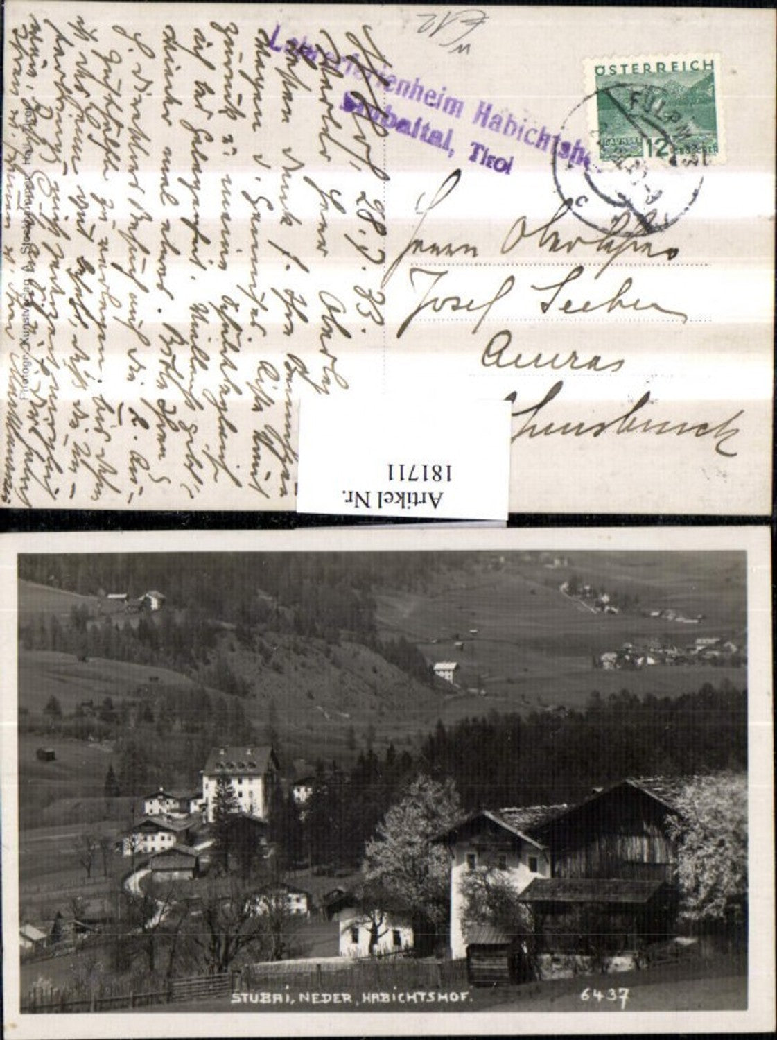 Alte Ansichtskarte – Old Postcard