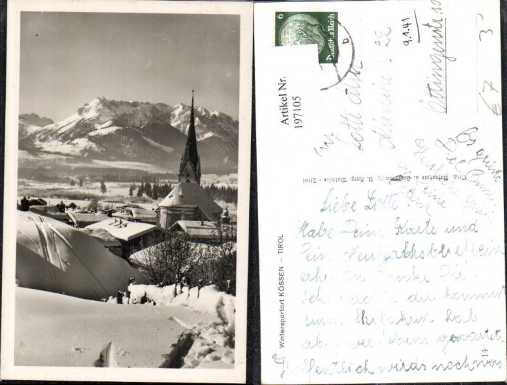 Alte Ansichtskarte – Old Postcard