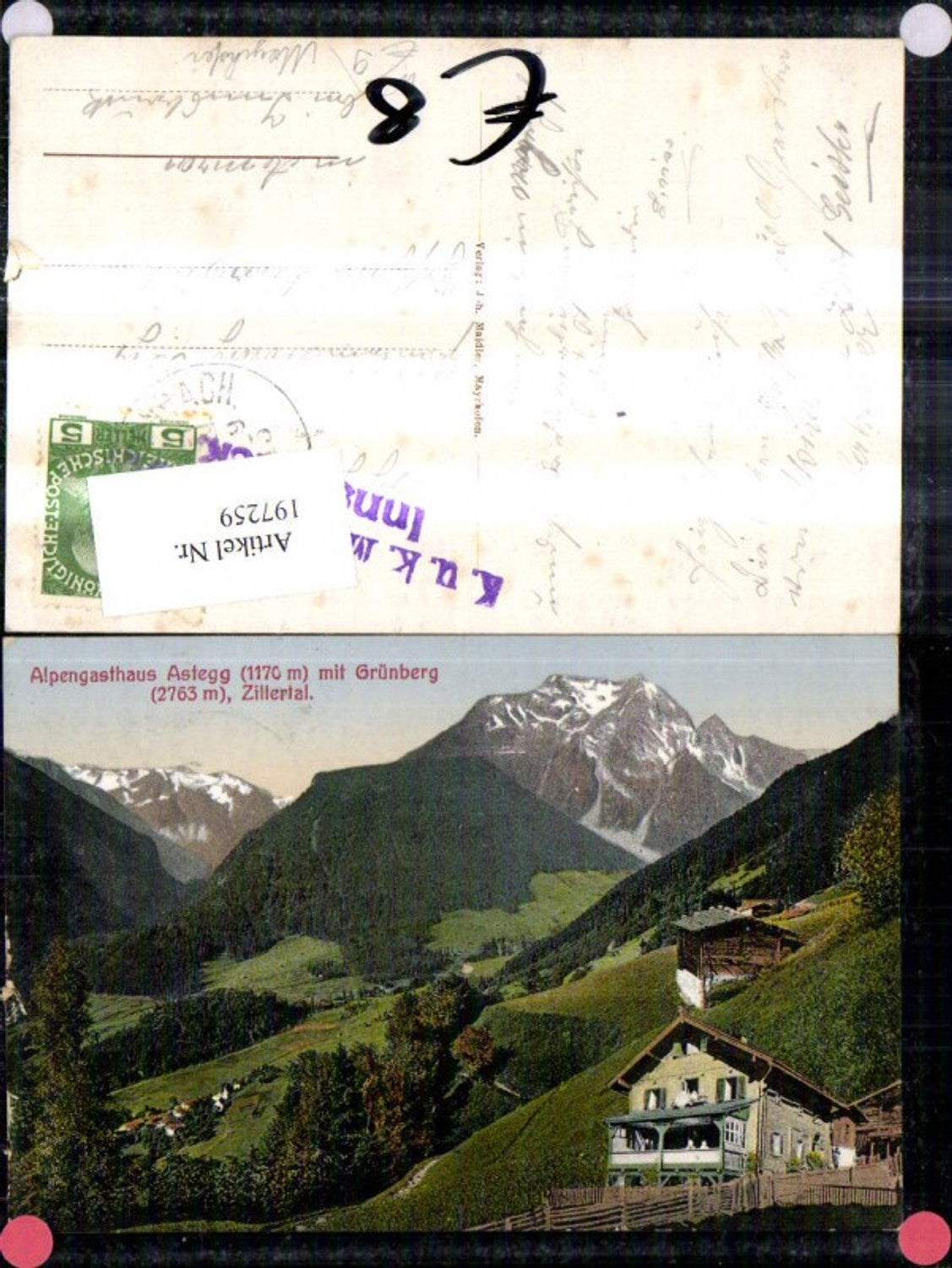 Alte Ansichtskarte – Old Postcard