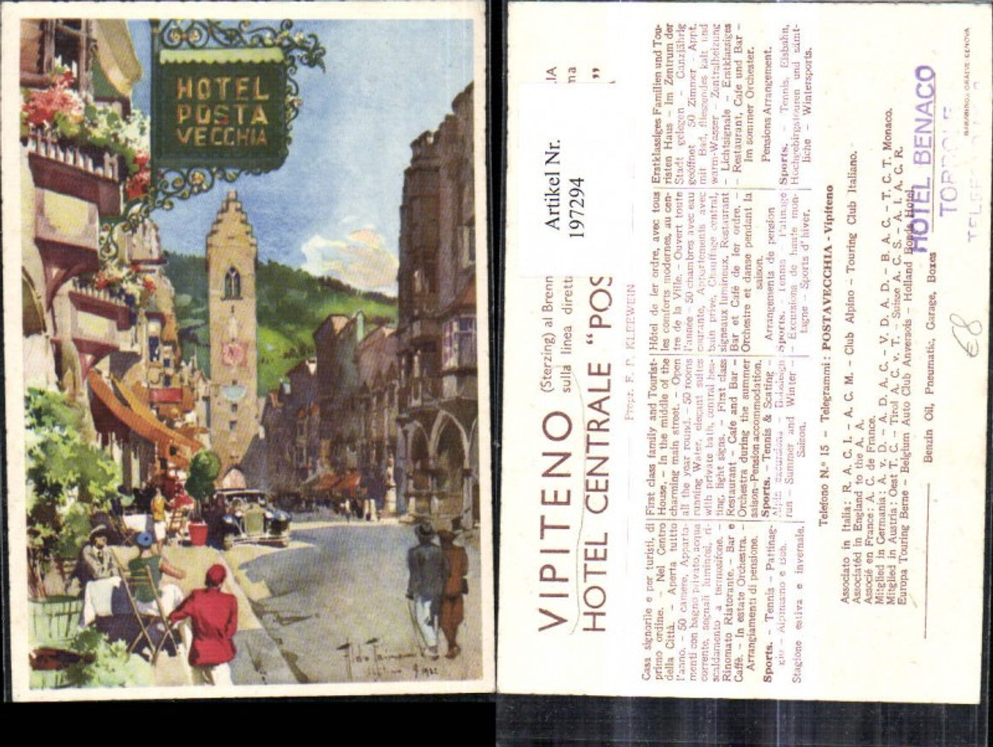 Alte Ansichtskarte – Old Postcard