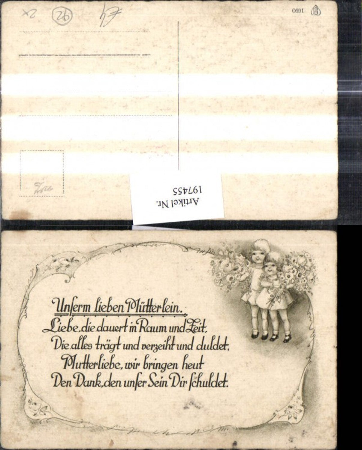 197455,Poem to Our Dear Mother, Fairy Tale with Bouquets of Flowers