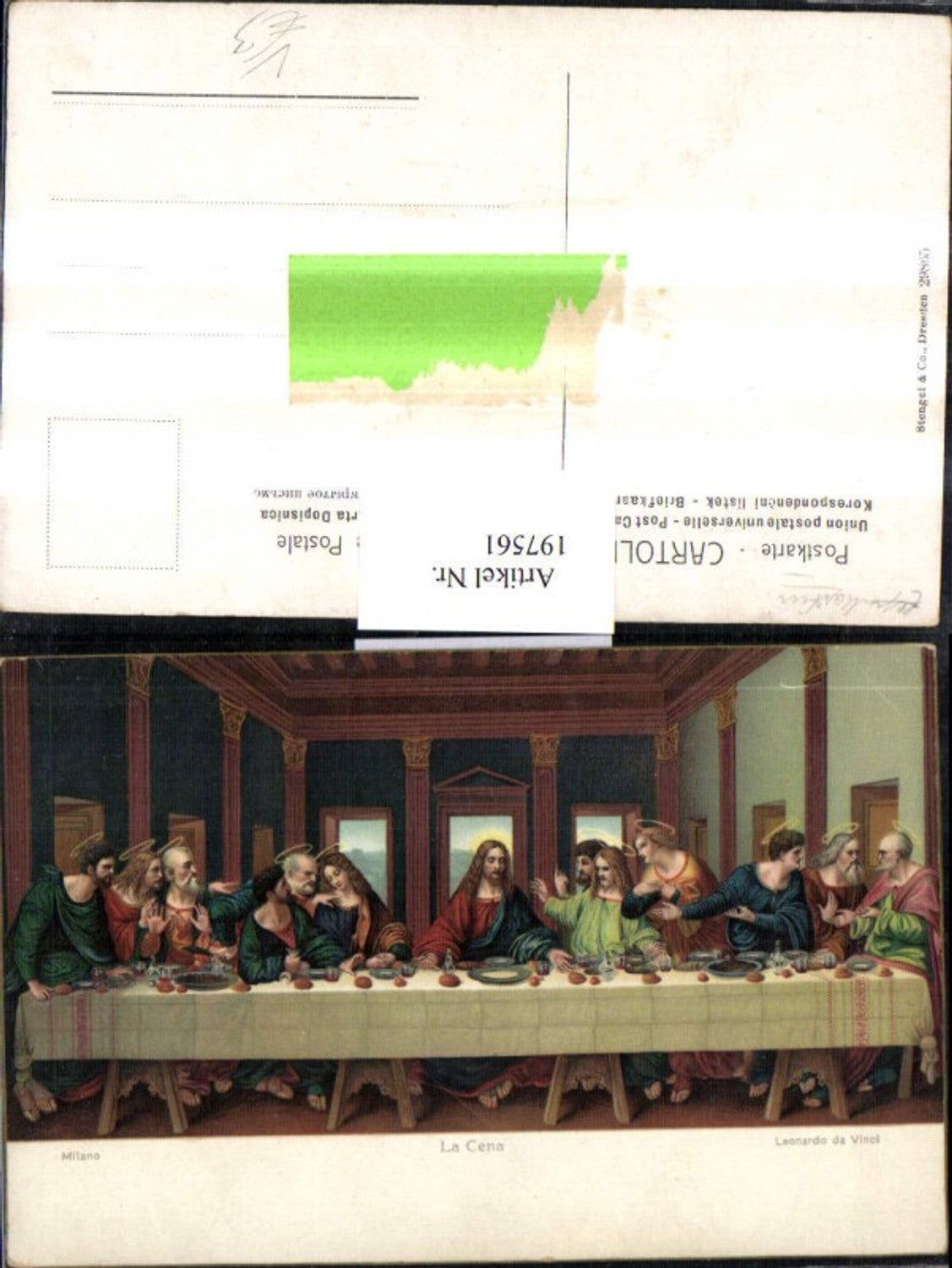197561,Stengel & Co 29865 La Cena Das letzte Abendmahl Jesus