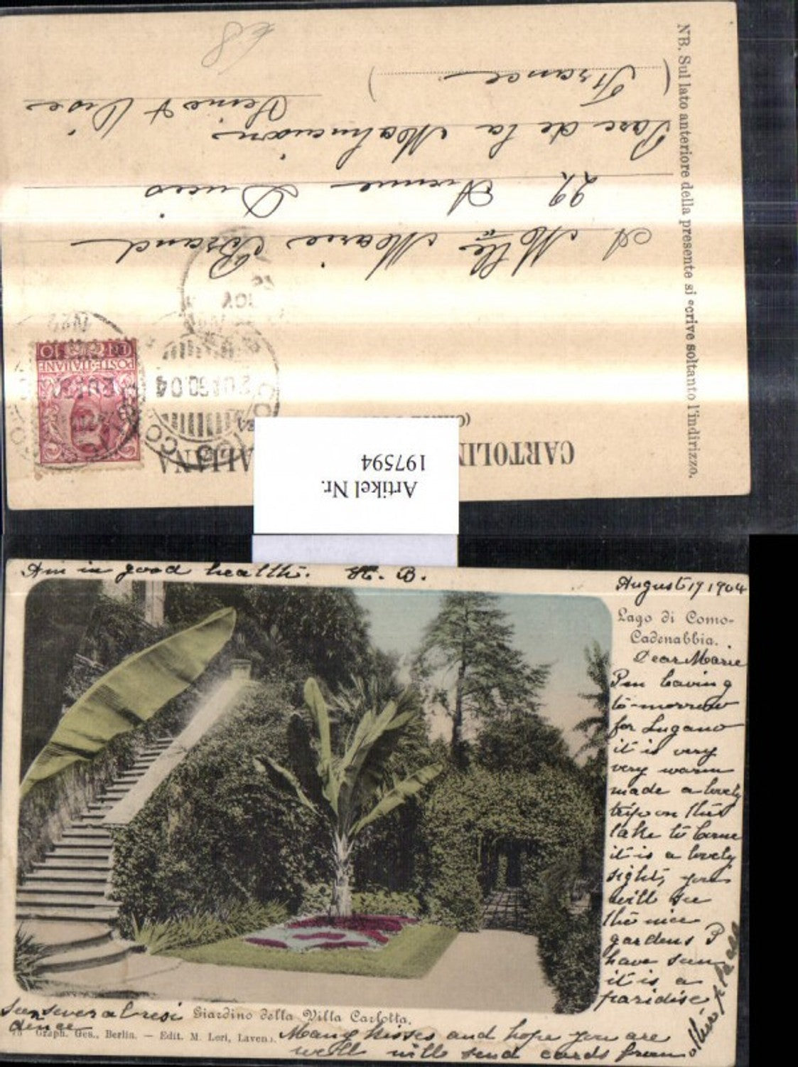 Alte Ansichtskarte – Old Postcard