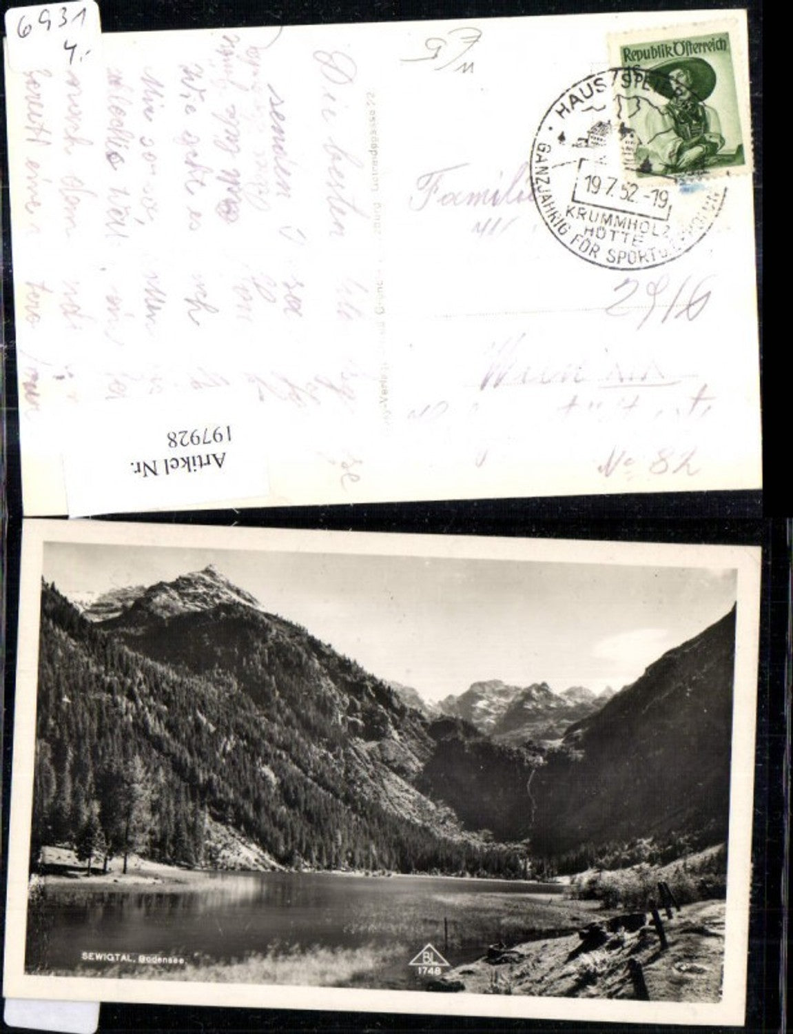 Alte Ansichtskarte – Old Postcard