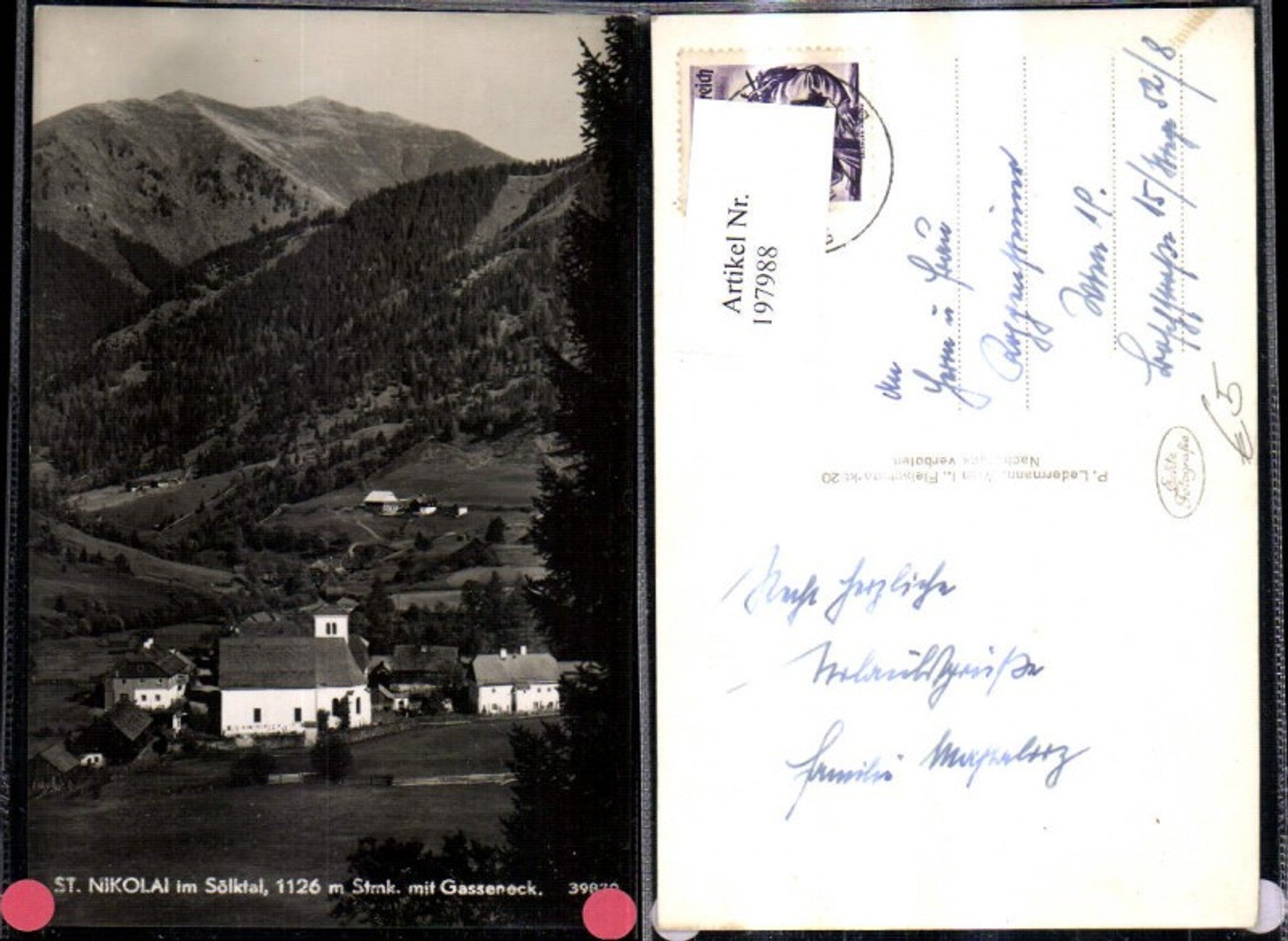 Alte Ansichtskarte – Old Postcard