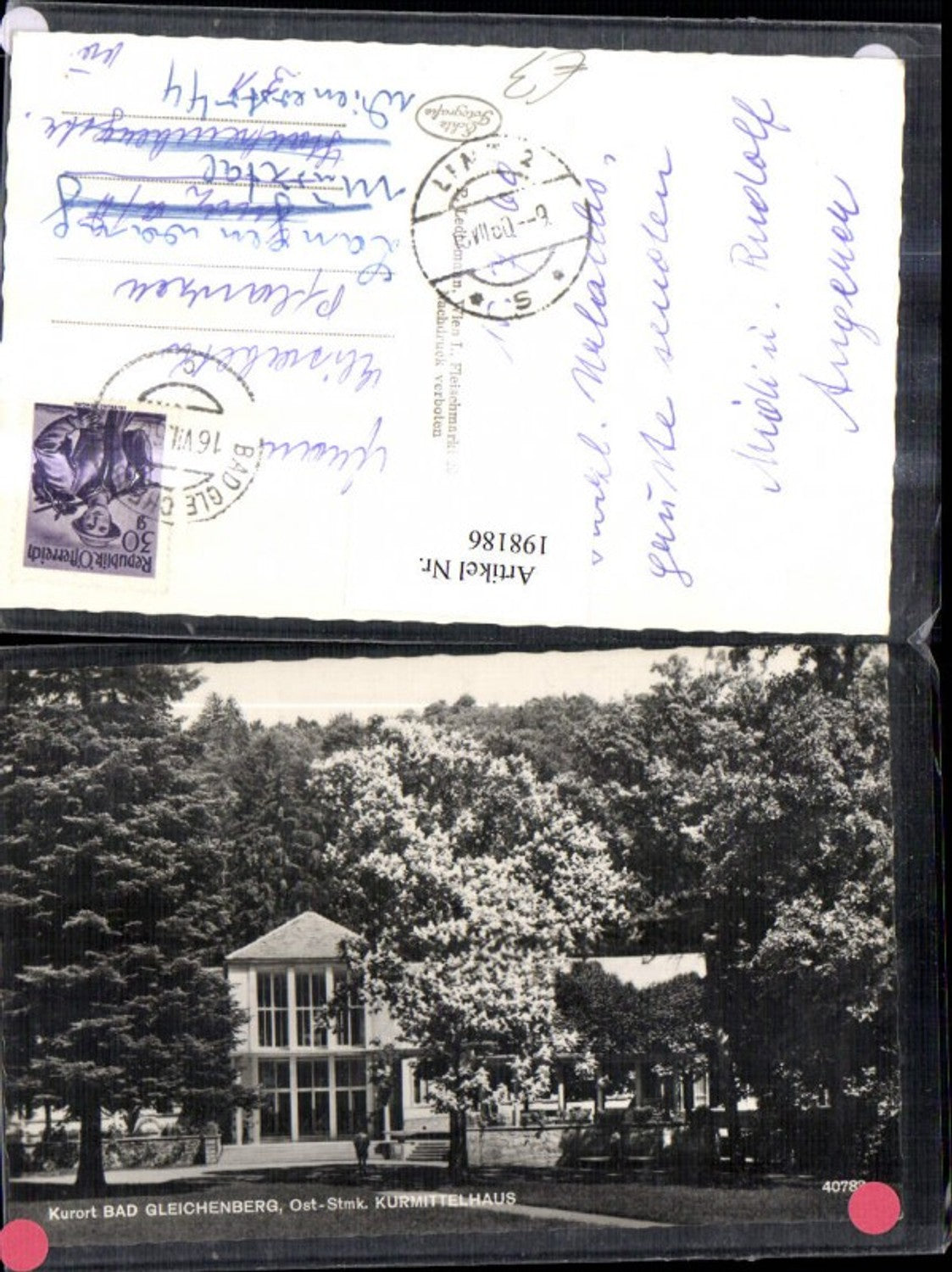 Alte Ansichtskarte – Old Postcard