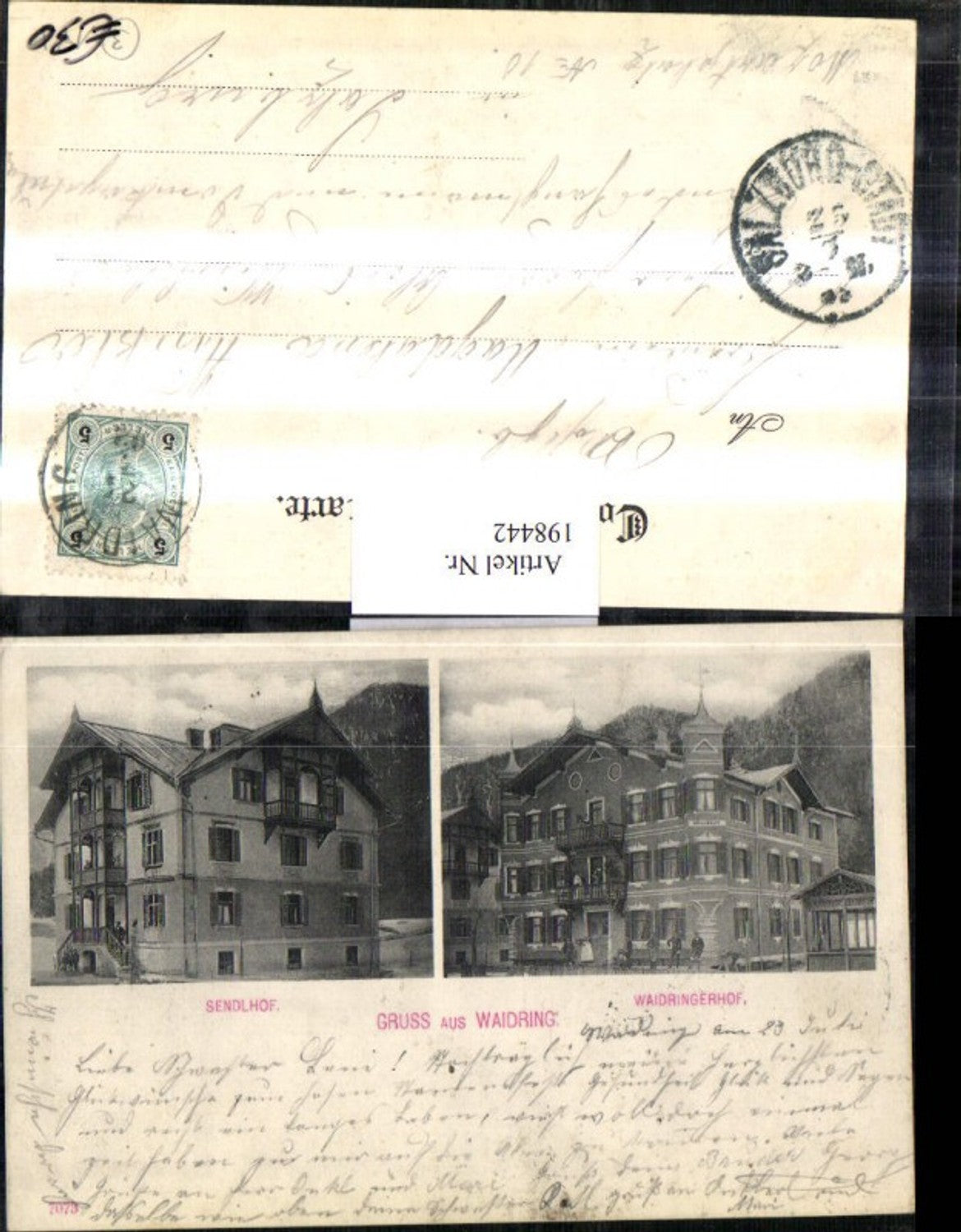 Alte Ansichtskarte – Old Postcard
