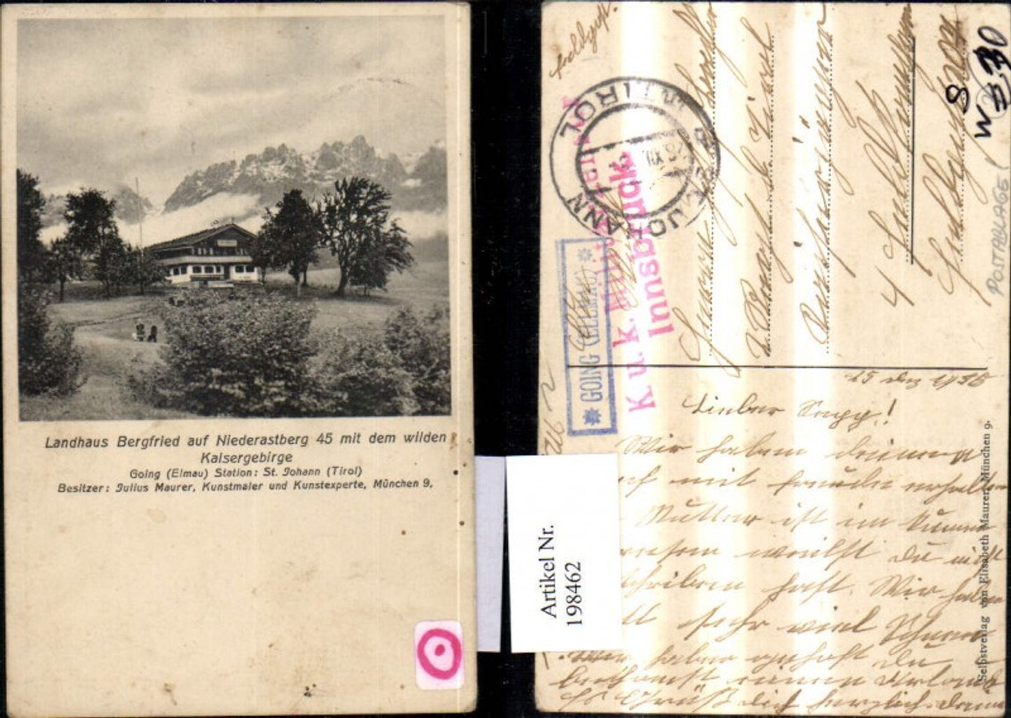 Alte Ansichtskarte – Old Postcard