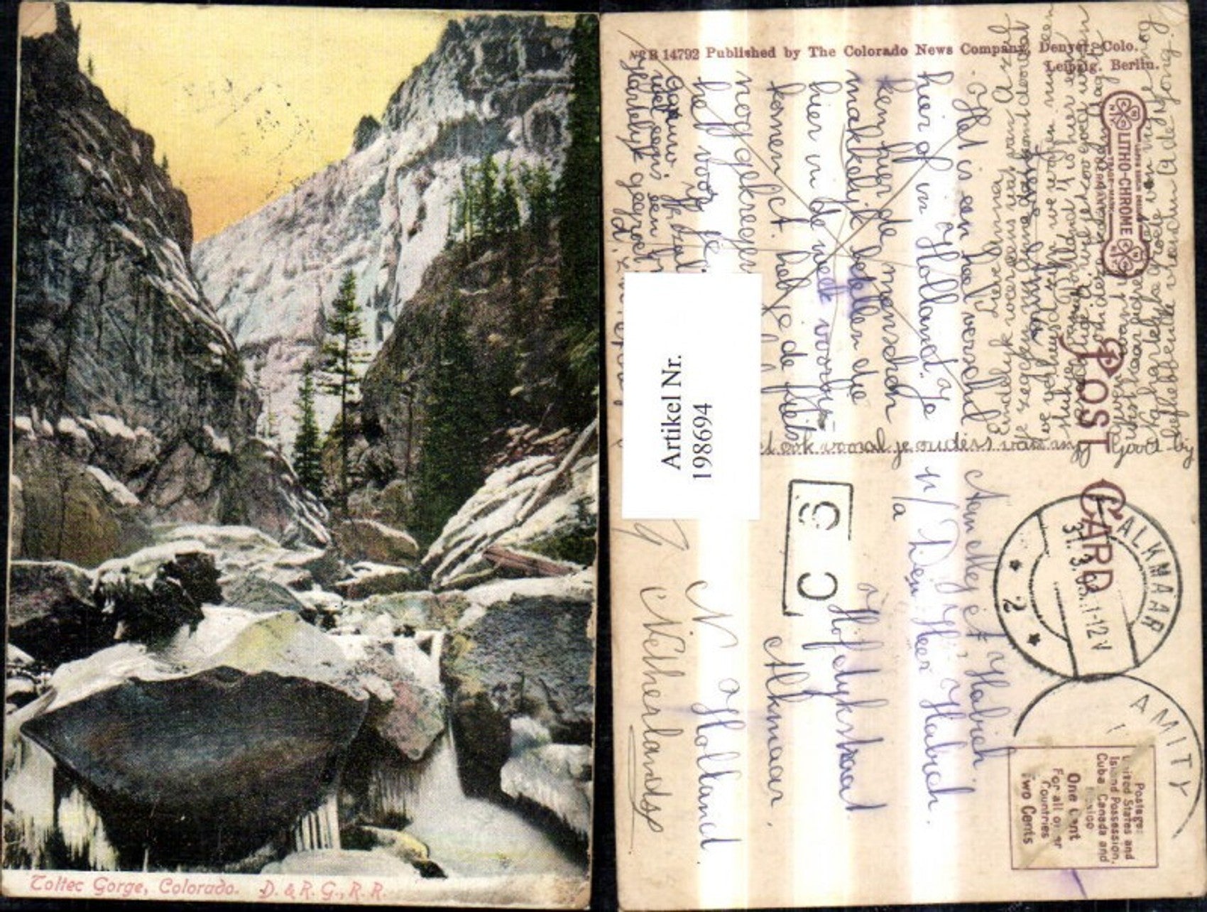 Alte Ansichtskarte – Old Postcard