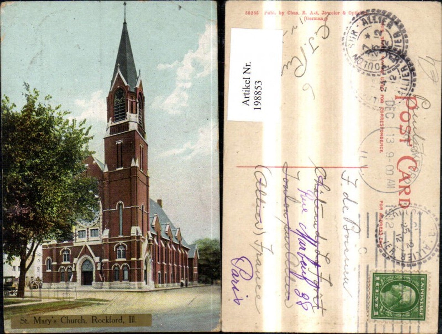 Alte Ansichtskarte – Old Postcard