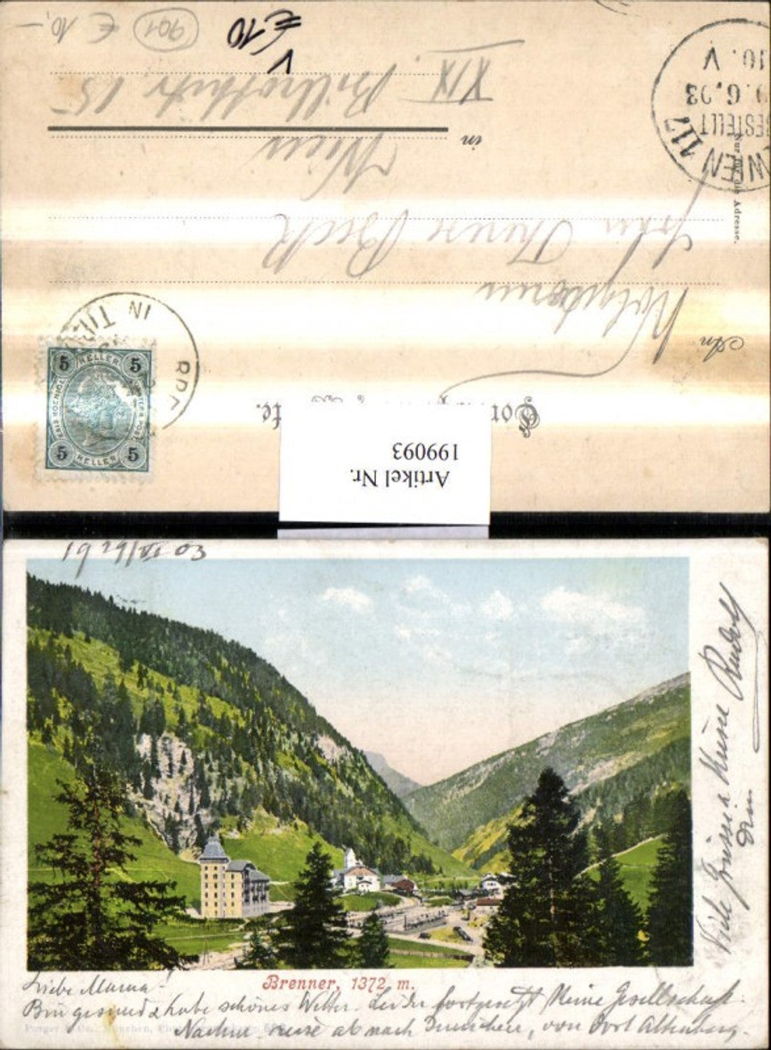 Alte Ansichtskarte – Old Postcard