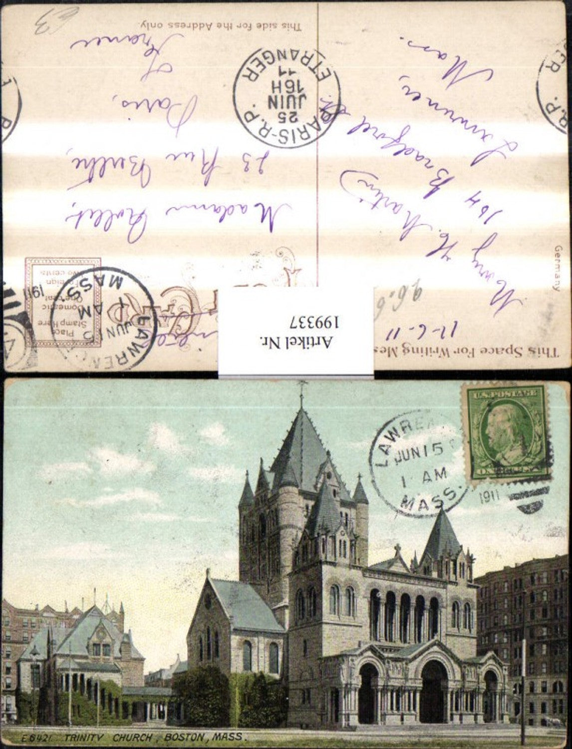 Alte Ansichtskarte – Old Postcard