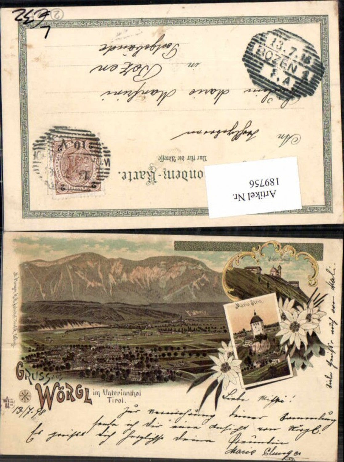 Alte Ansichtskarte – Old Postcard