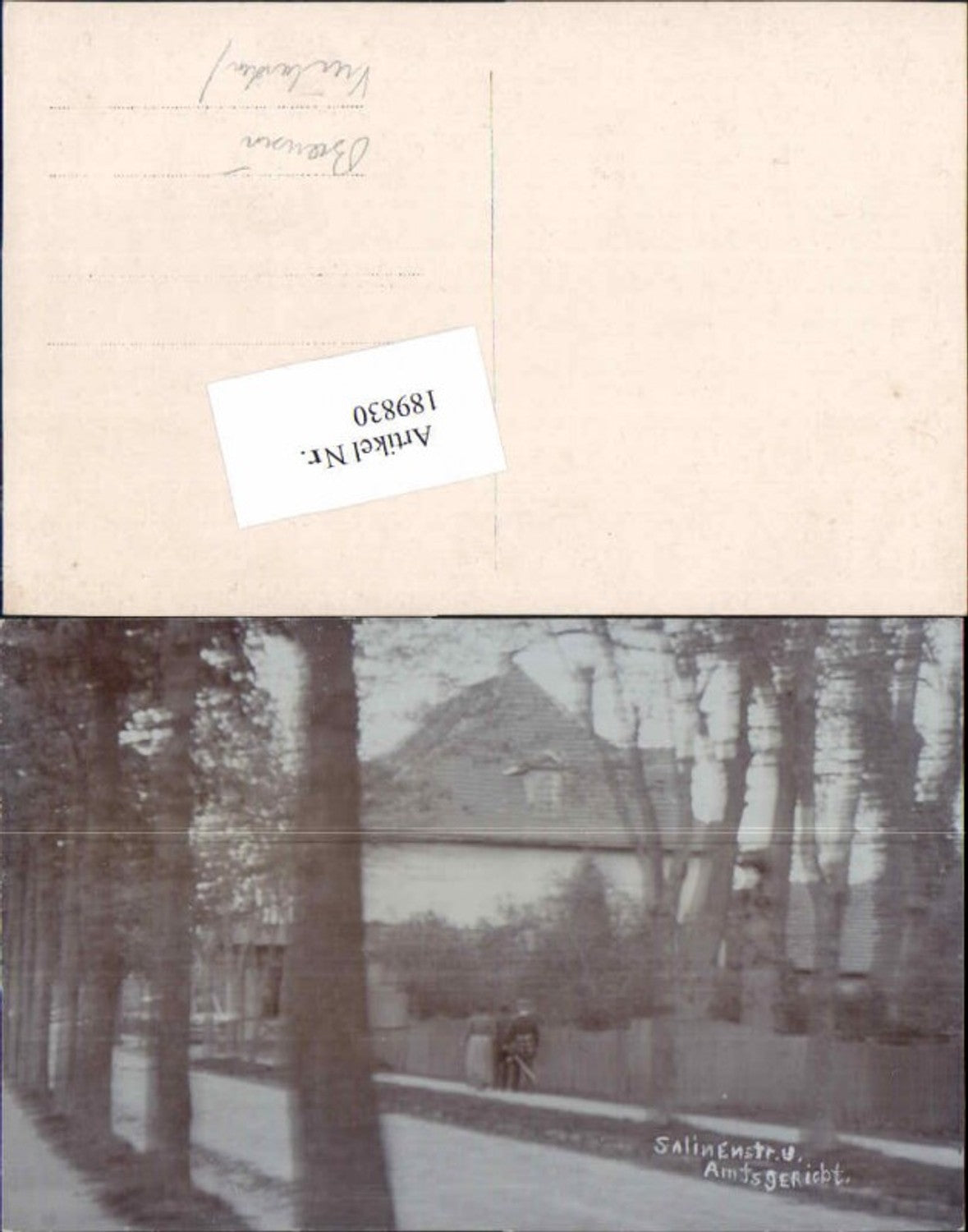189830,Seltene FotoAK Bansin Kreuznach Salinenstrasse Kurhaus Oldesloe