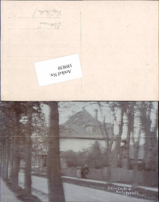 189830,Seltene FotoAK Bansin Kreuznach Salinenstrasse Kurhaus Oldesloe
