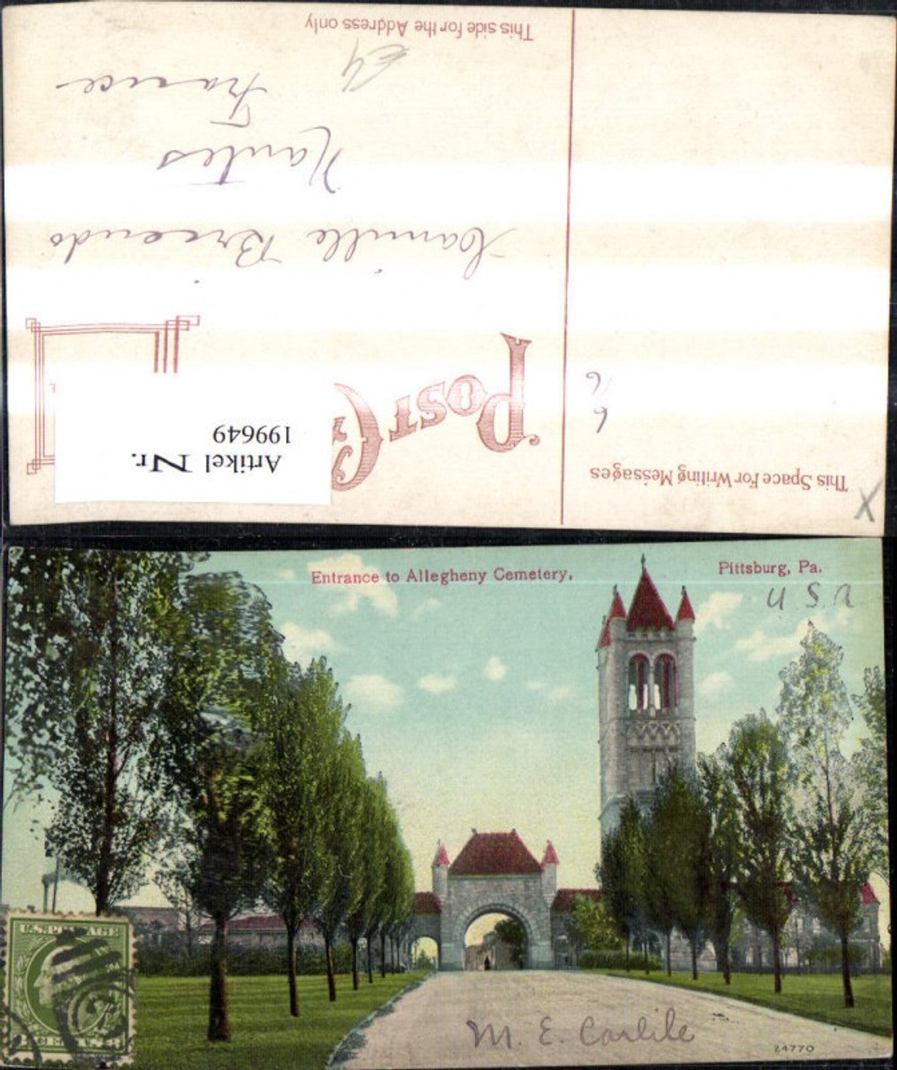 Alte Ansichtskarte – Old Postcard