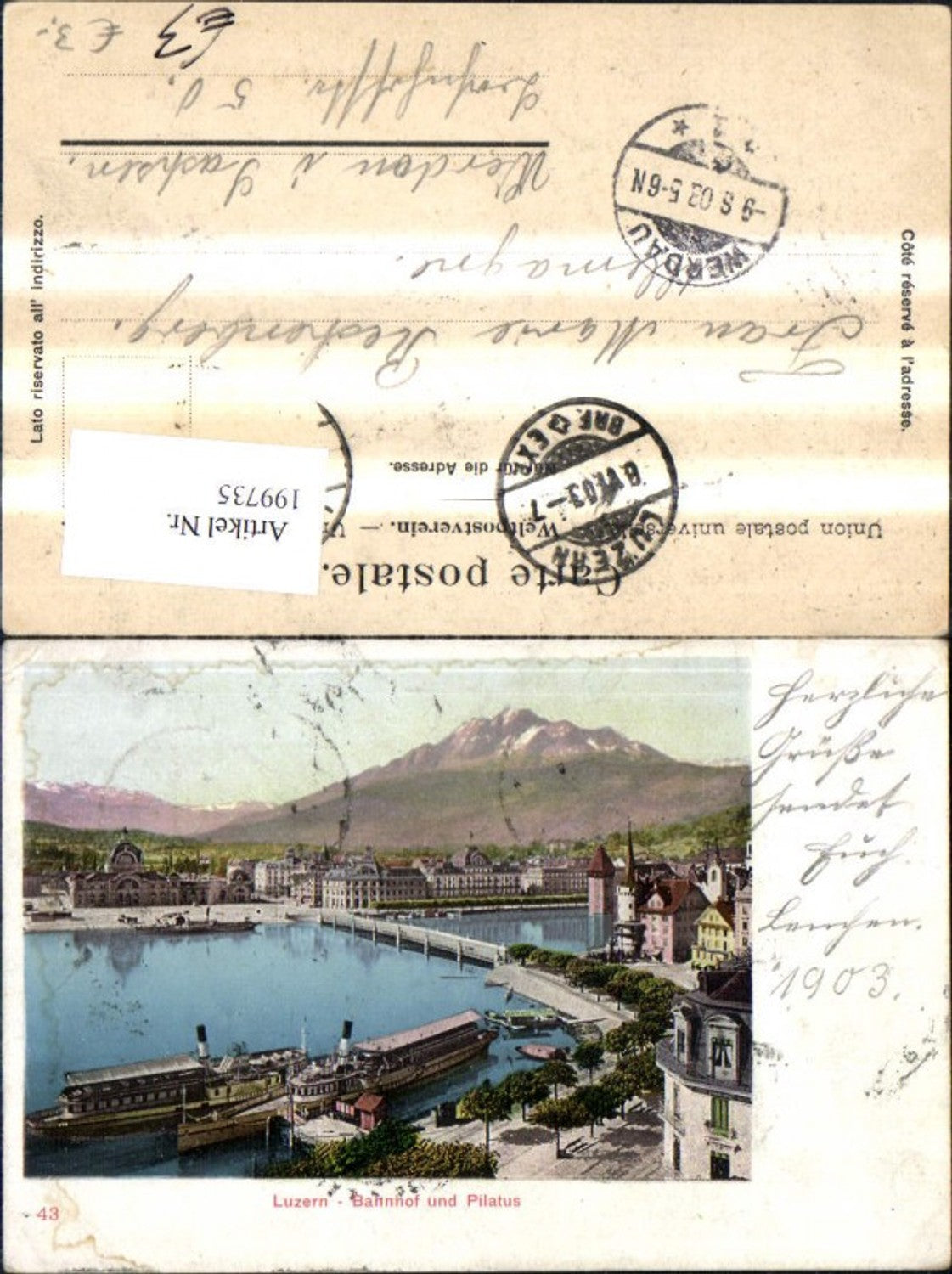 Alte Ansichtskarte – Old Postcard