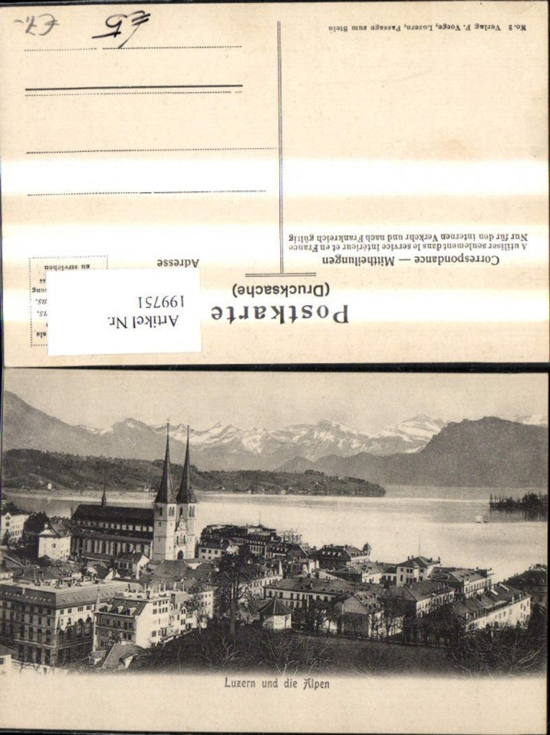 Alte Ansichtskarte – Old Postcard