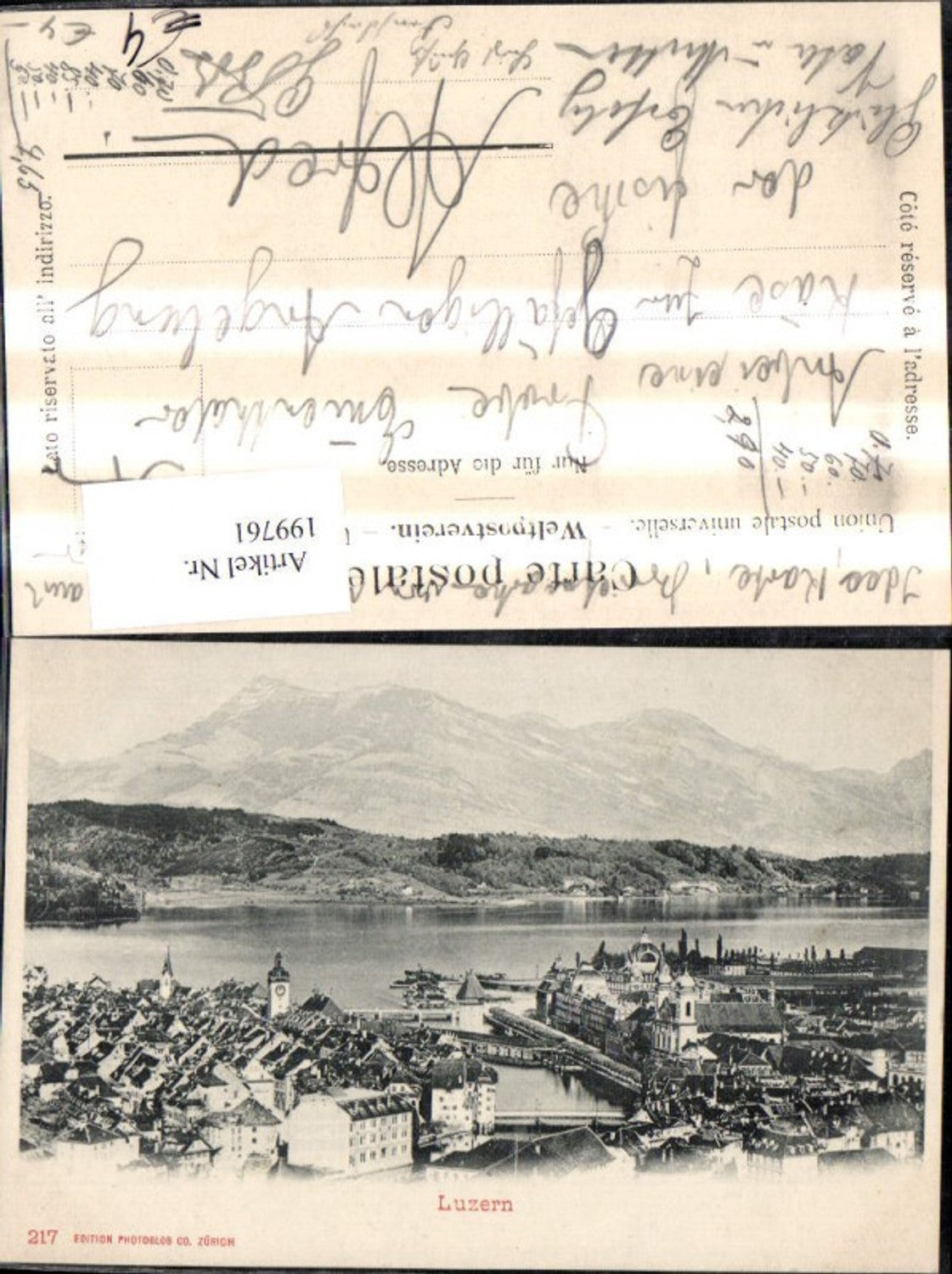 Alte Ansichtskarte – Old Postcard