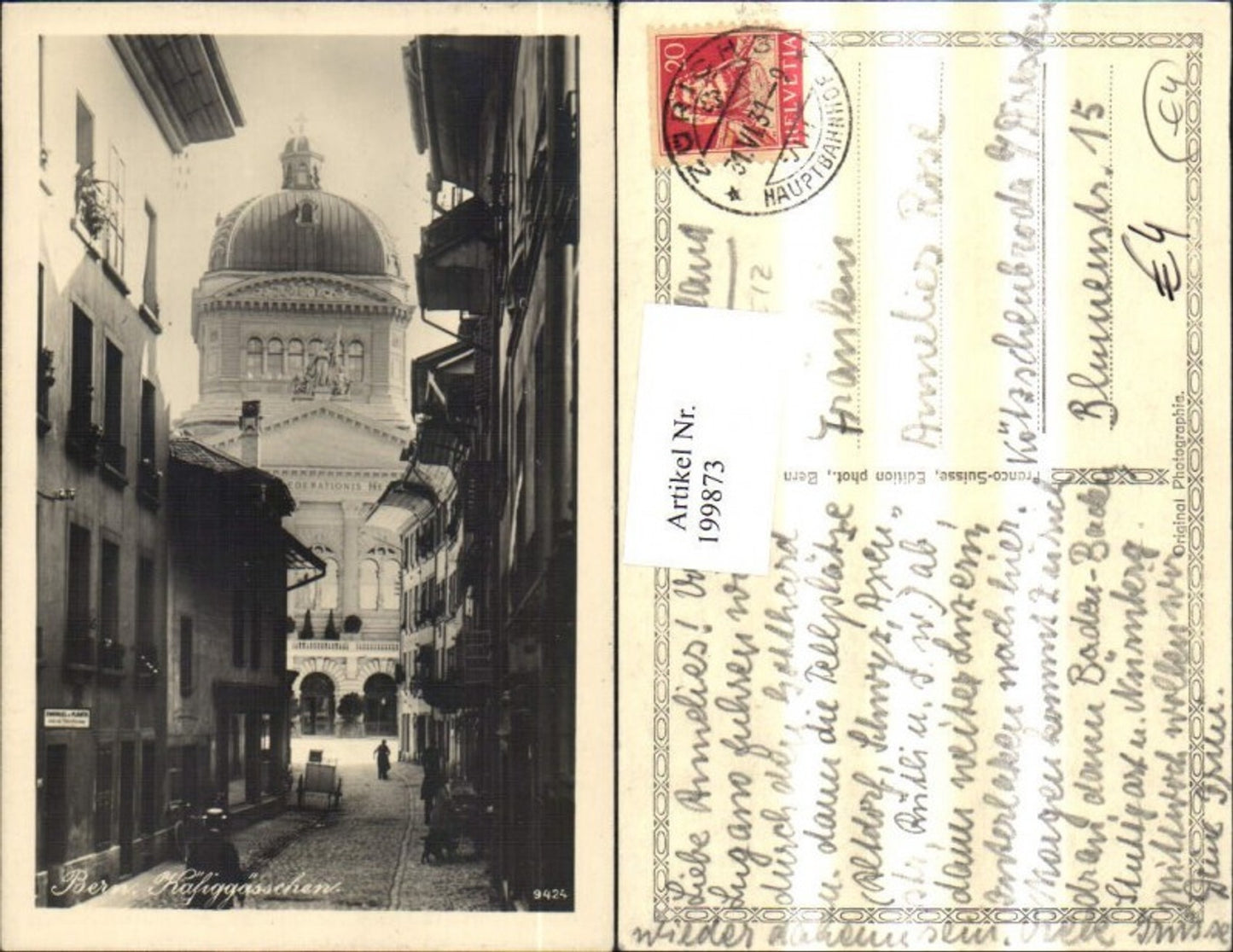 Alte Ansichtskarte – Old Postcard