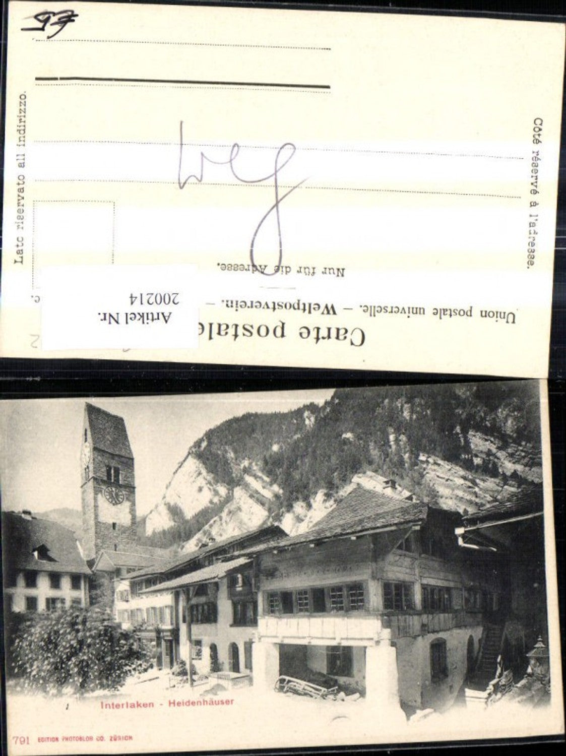 Alte Ansichtskarte – Old Postcard