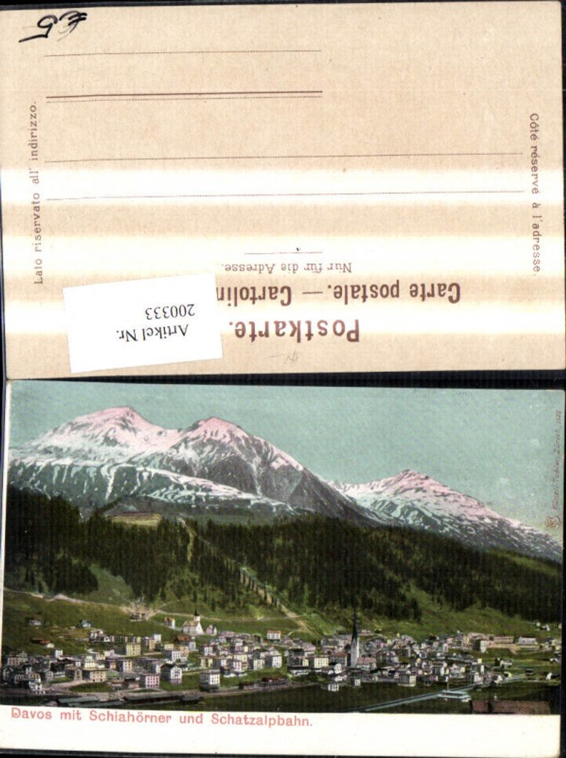 Alte Ansichtskarte – Old Postcard