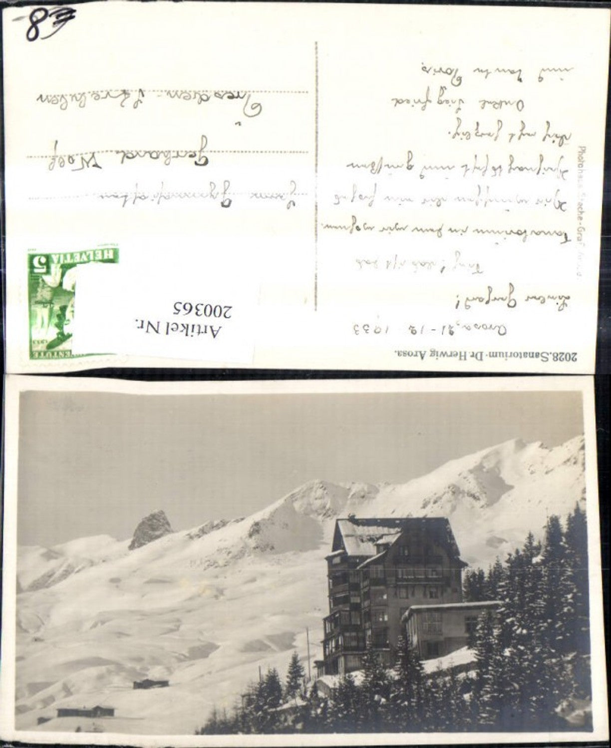 Alte Ansichtskarte – Old Postcard