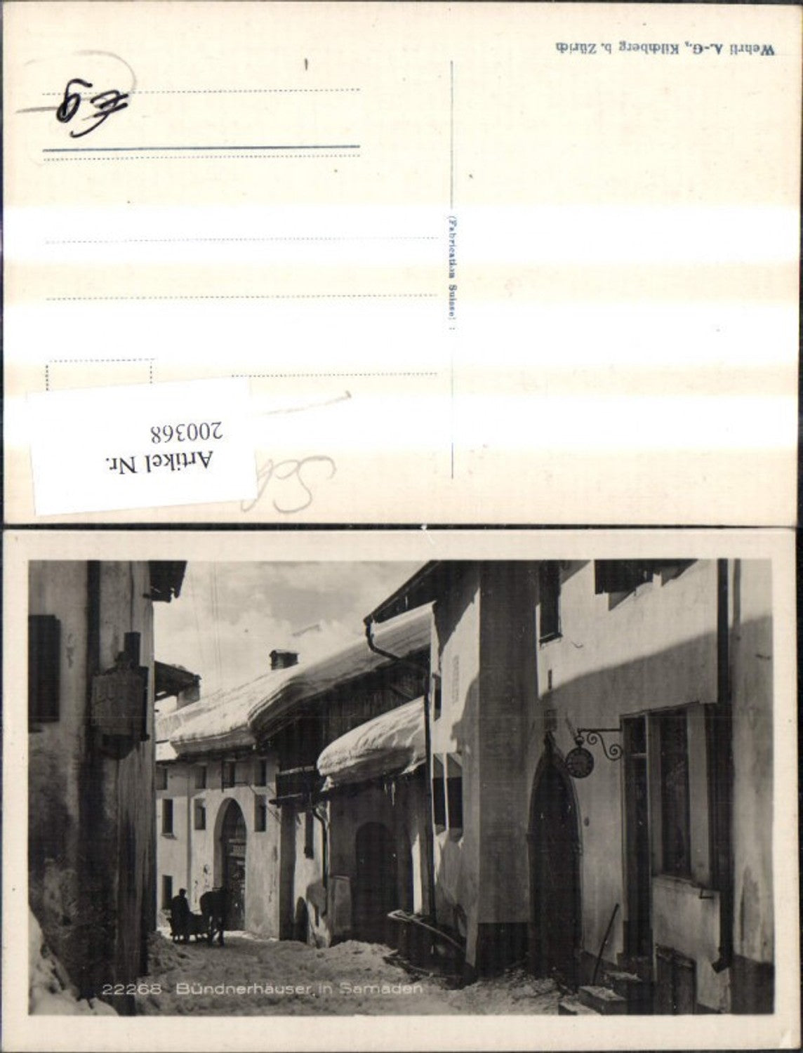 Alte Ansichtskarte – Old Postcard