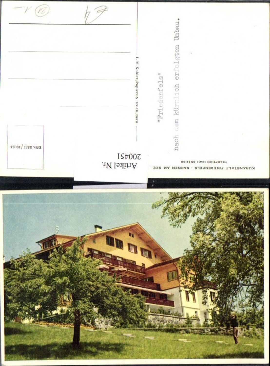 Alte Ansichtskarte – Old Postcard