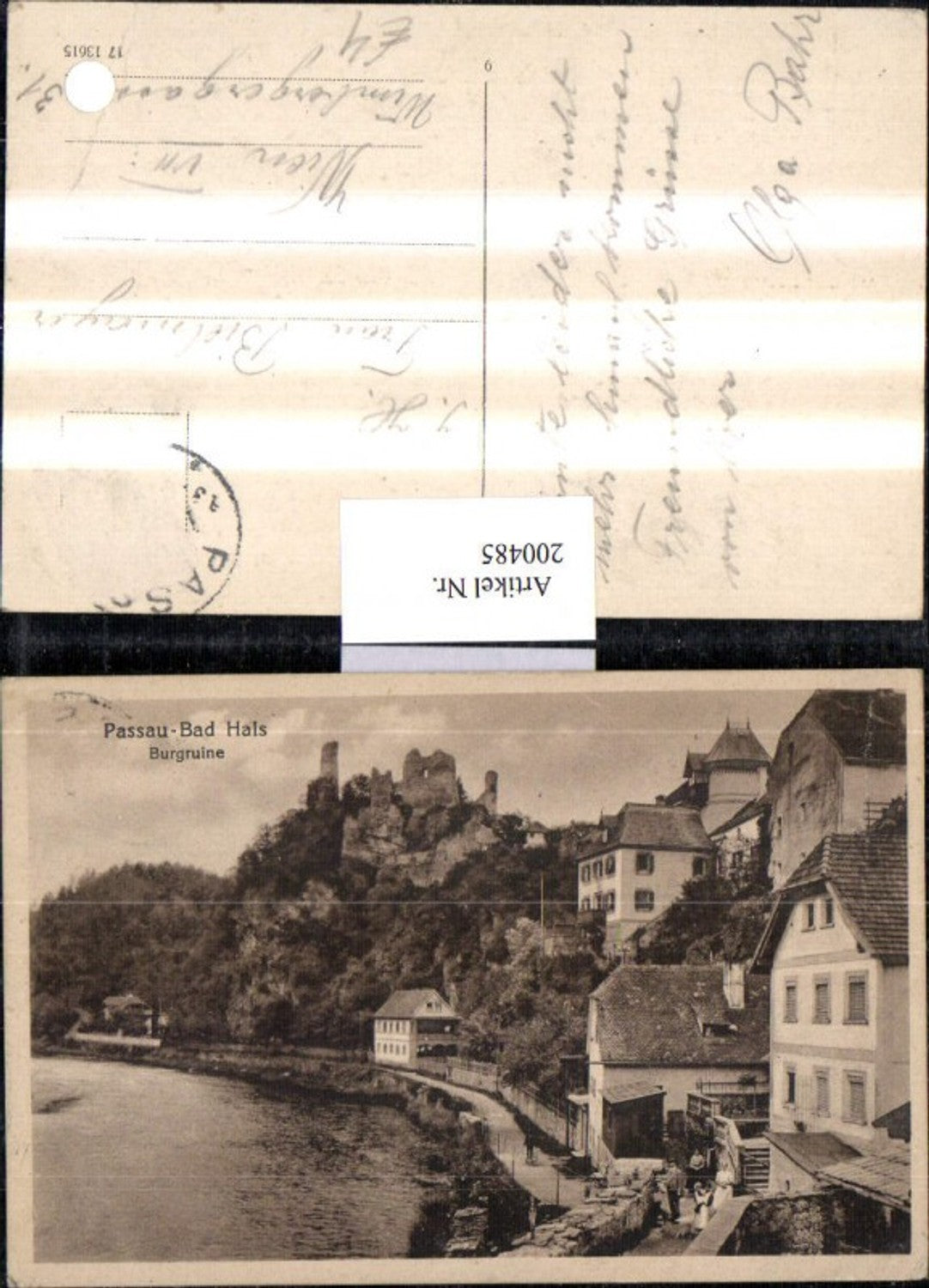200485,Passau Bad Hals Burgruine Partie