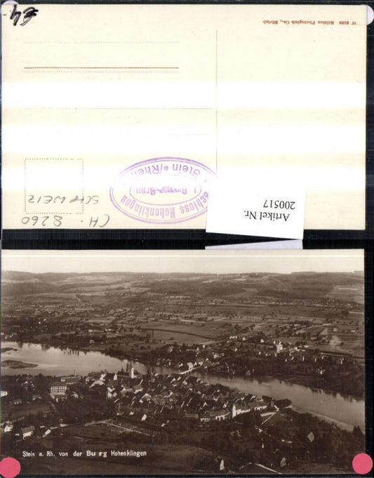 200517,Stein a. Rhein v. d. Burg Hohenklingen Totale Kt Schaffhausen