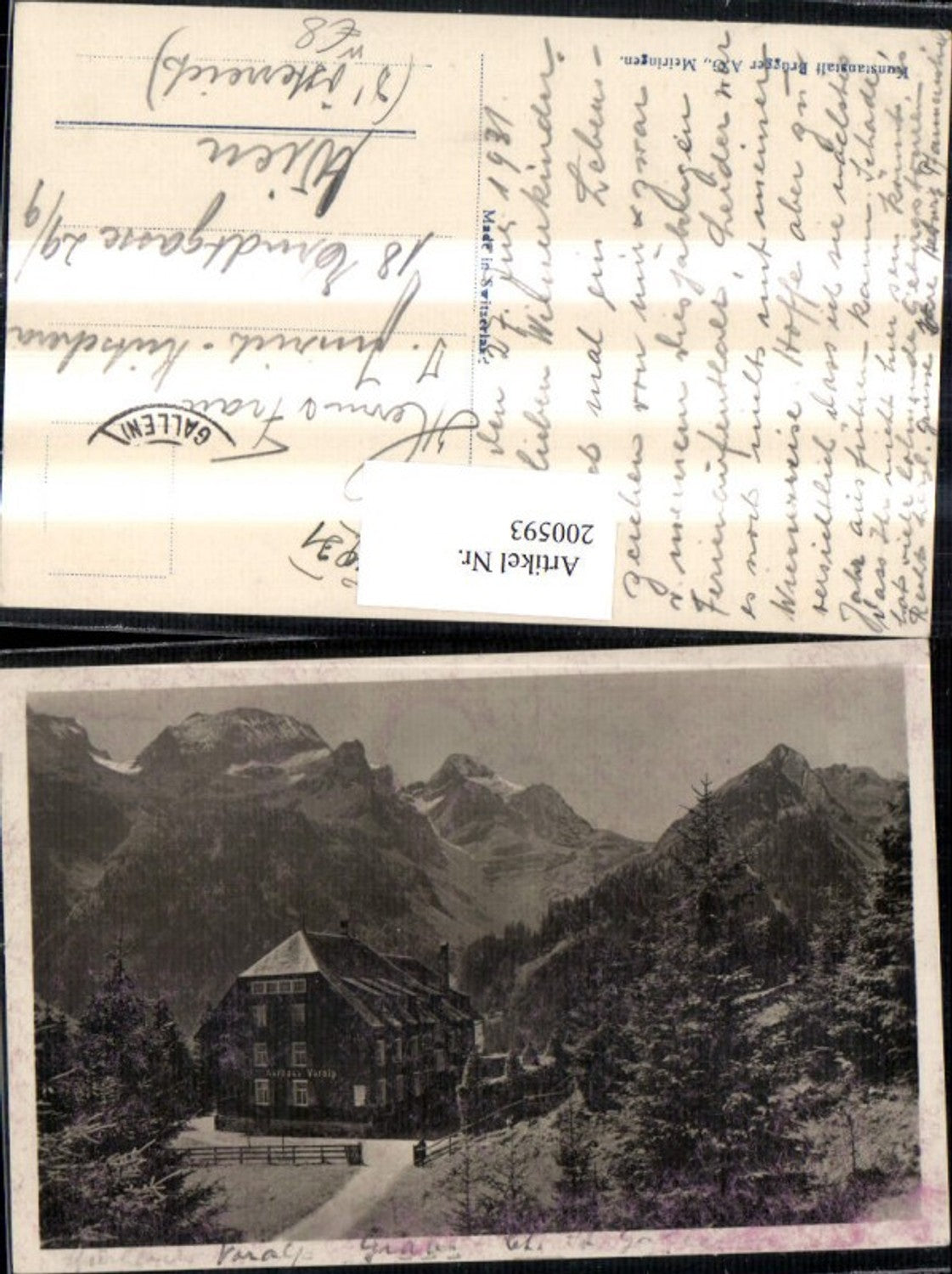 Alte Ansichtskarte – Old Postcard