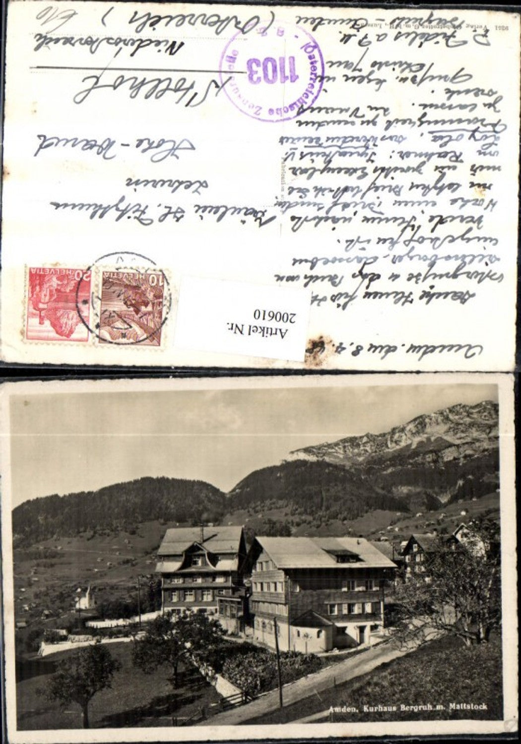 Alte Ansichtskarte – Old Postcard