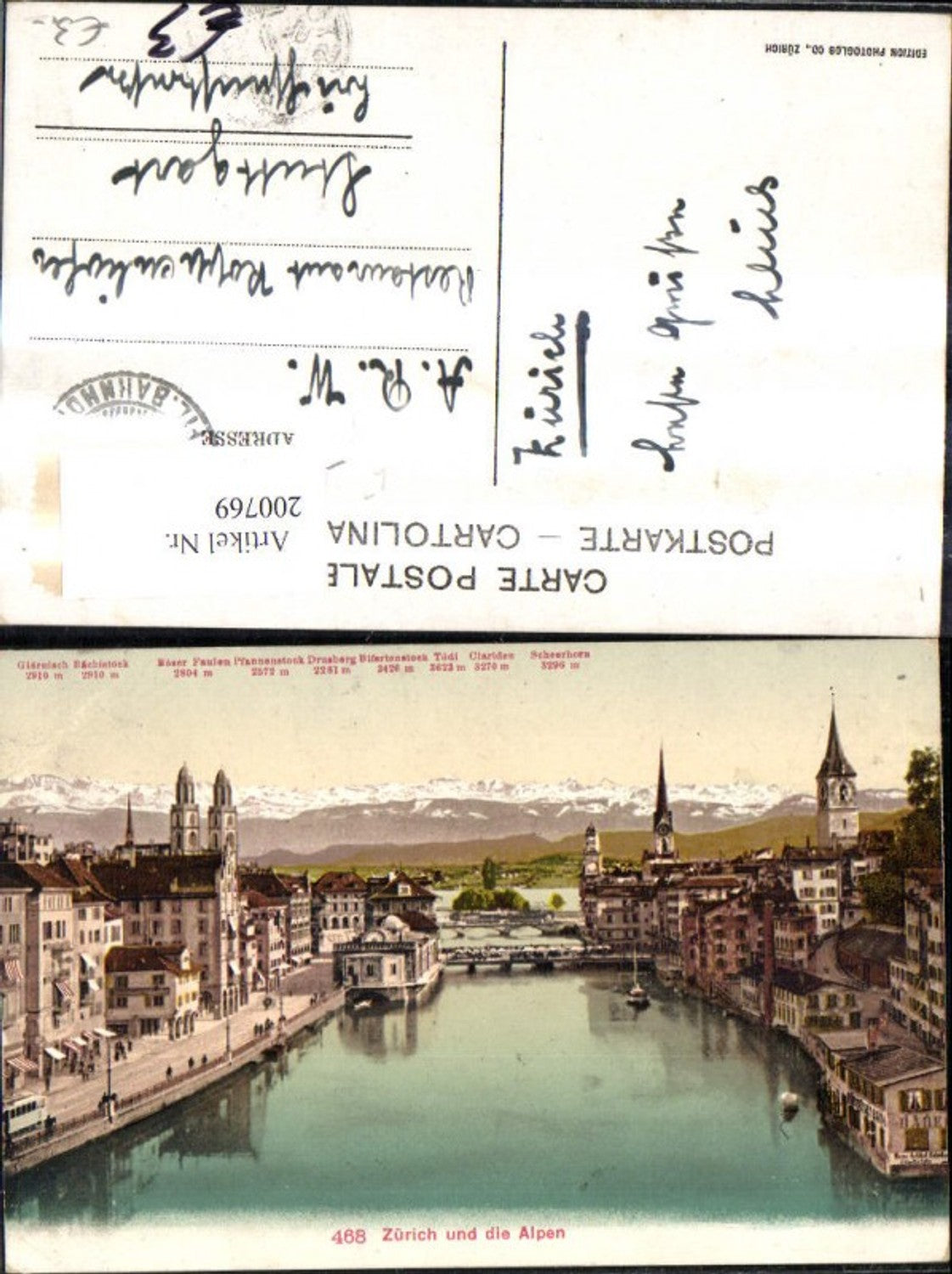Alte Ansichtskarte – Old Postcard