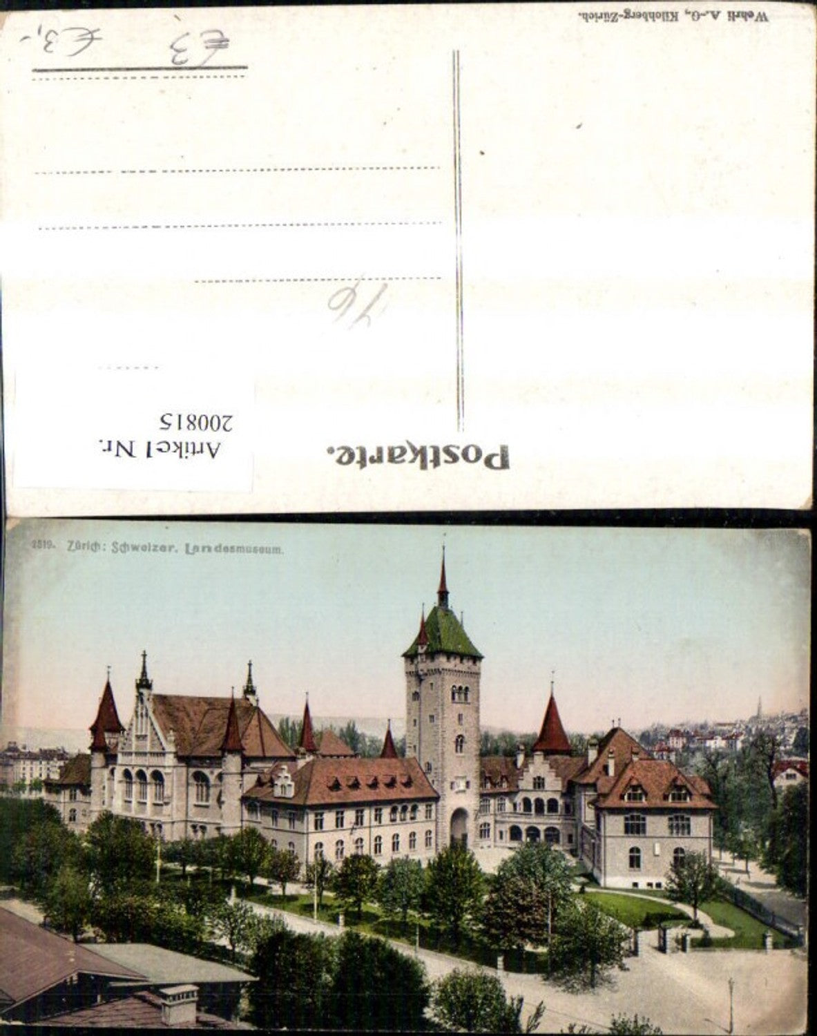 Alte Ansichtskarte – Old Postcard