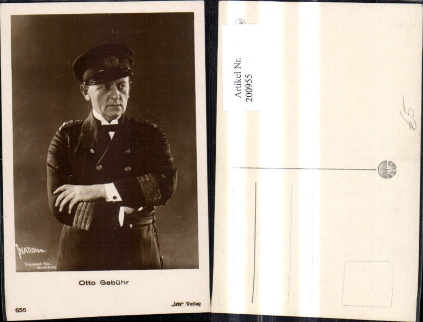 200955,Otto Gebühr i. Uniform