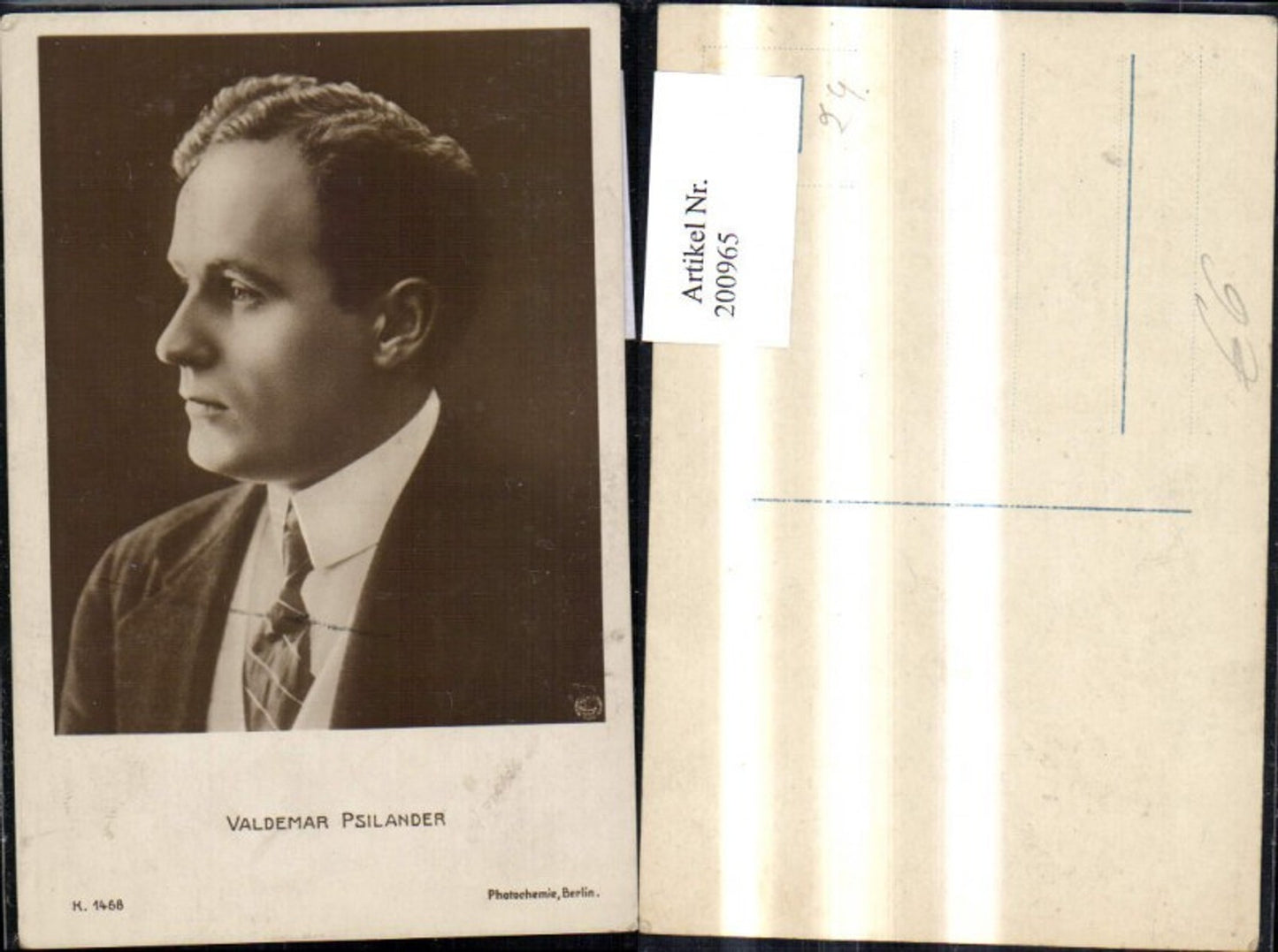 200965,Valdemar Psilander Portrait