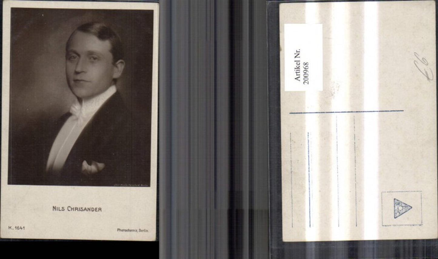 200968,Nils Chrisander Portrait