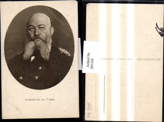 201310,Großadmiral von Tirpitz Portrait