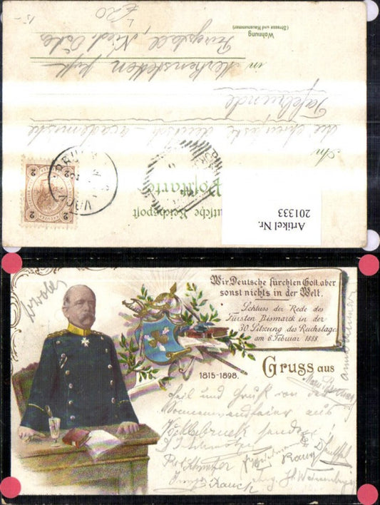 201333,Fürst Bismarck Litho