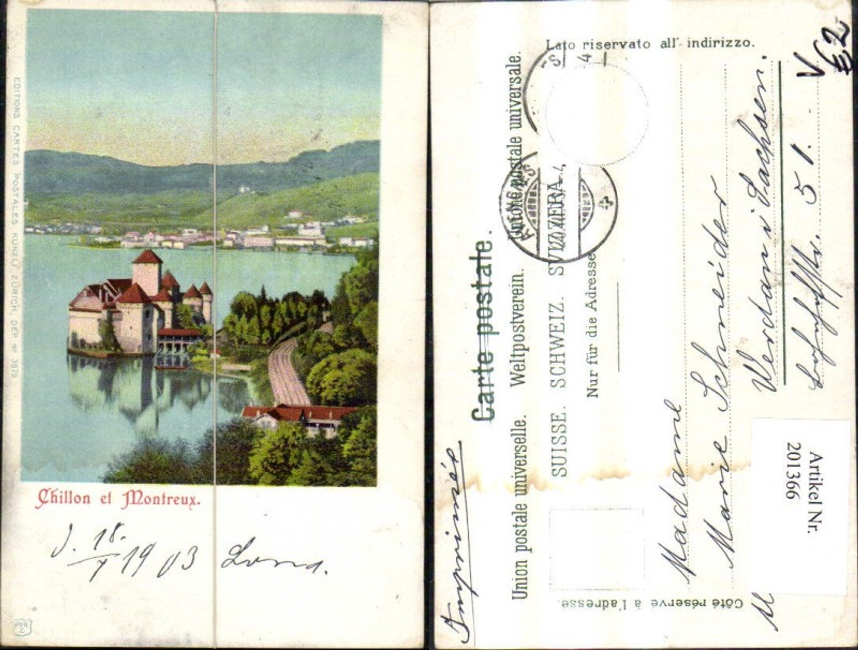 Alte Ansichtskarte – Old Postcard