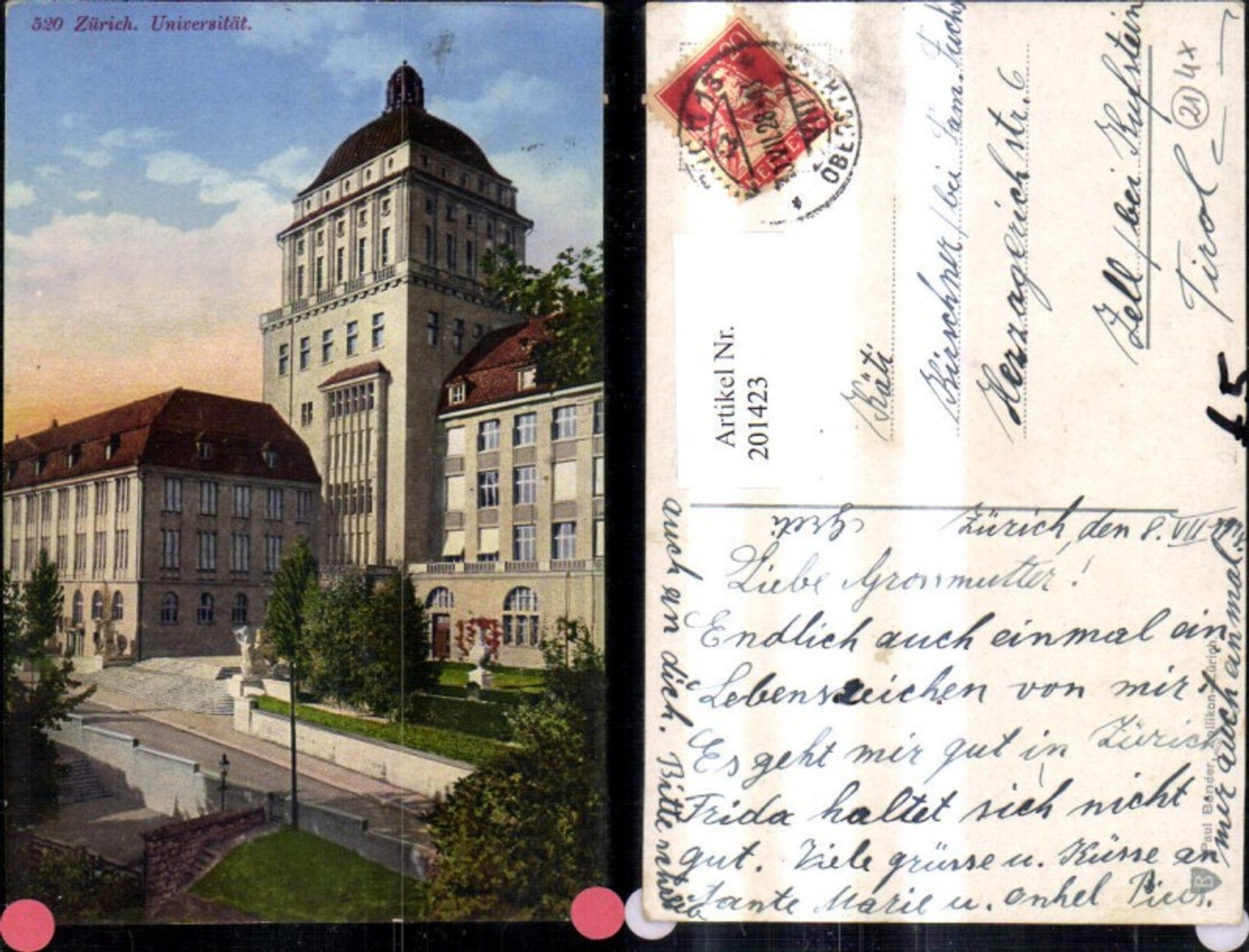 Alte Ansichtskarte – Old Postcard