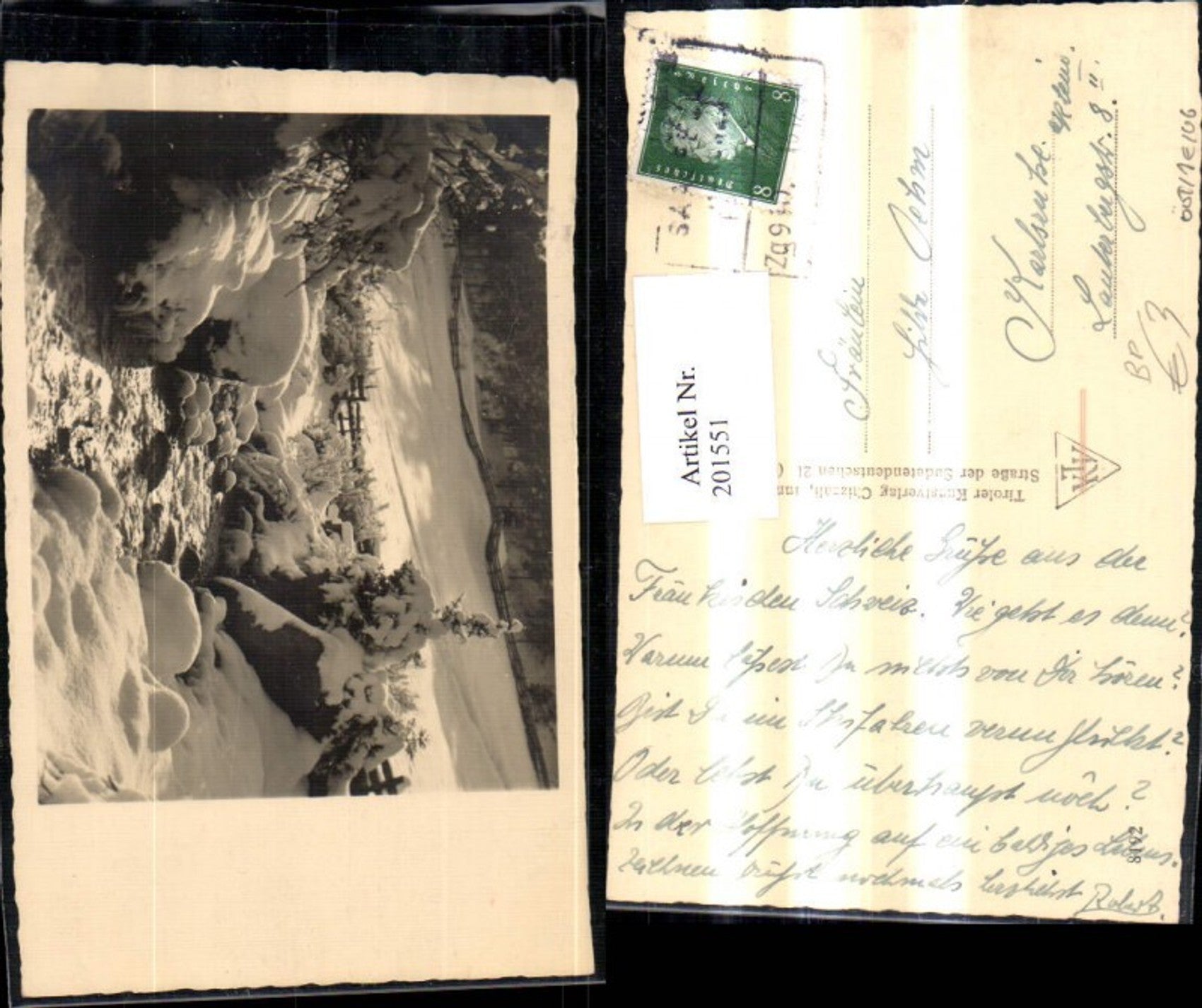 Alte Ansichtskarte – Old Postcard