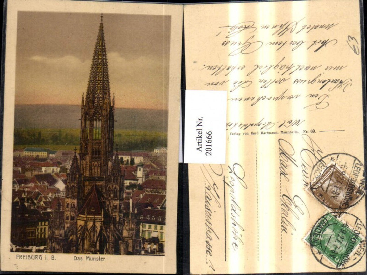 201666,Freiburg i. Breisgau Das Münster Kirche
