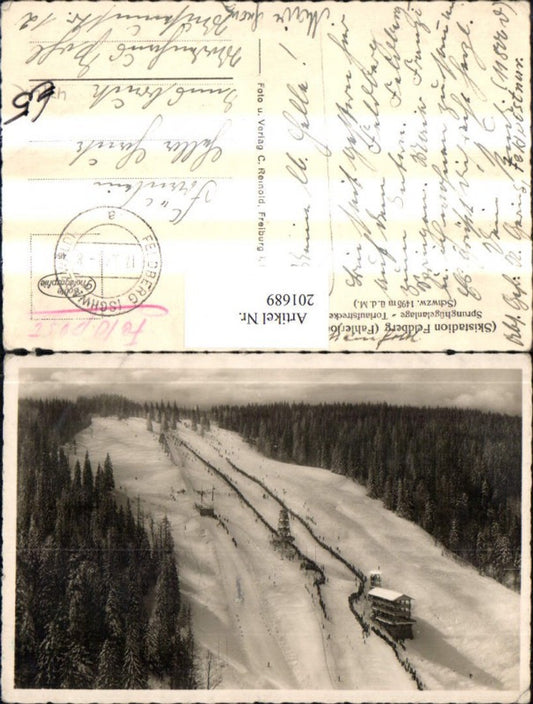 201689, Feldberg Ski Stadium, Fahlerloch Ski Jump, Slalom Course, Winter Picture