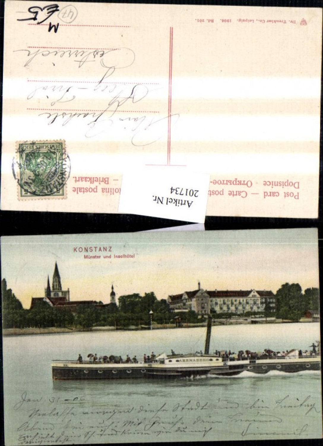 201734, Konstanz Münster and Inselhotel Dampfer Arenaberg