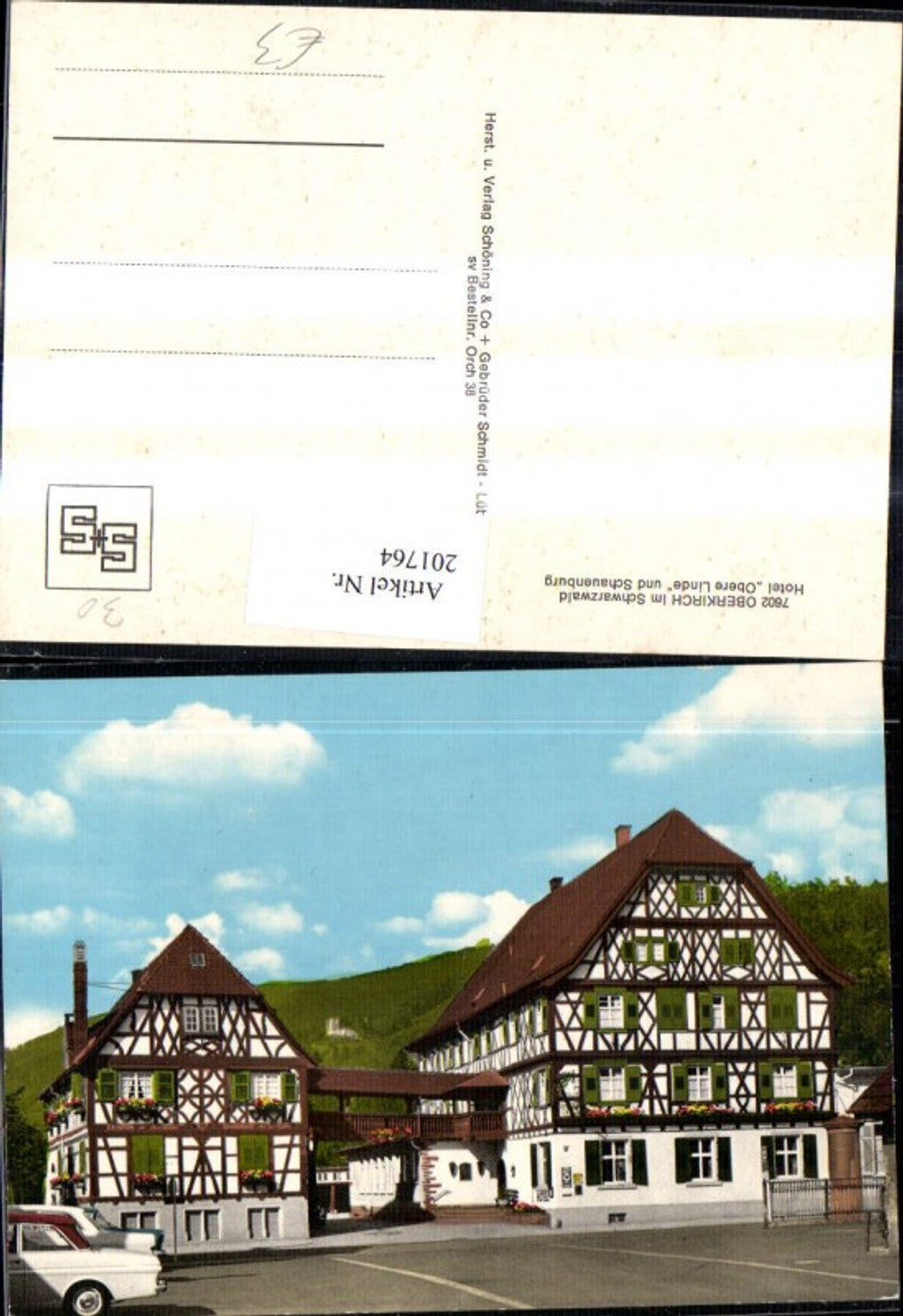 201764,Oberkirch im Schwarzwald Hotel Obere Linde u. Schauenburg