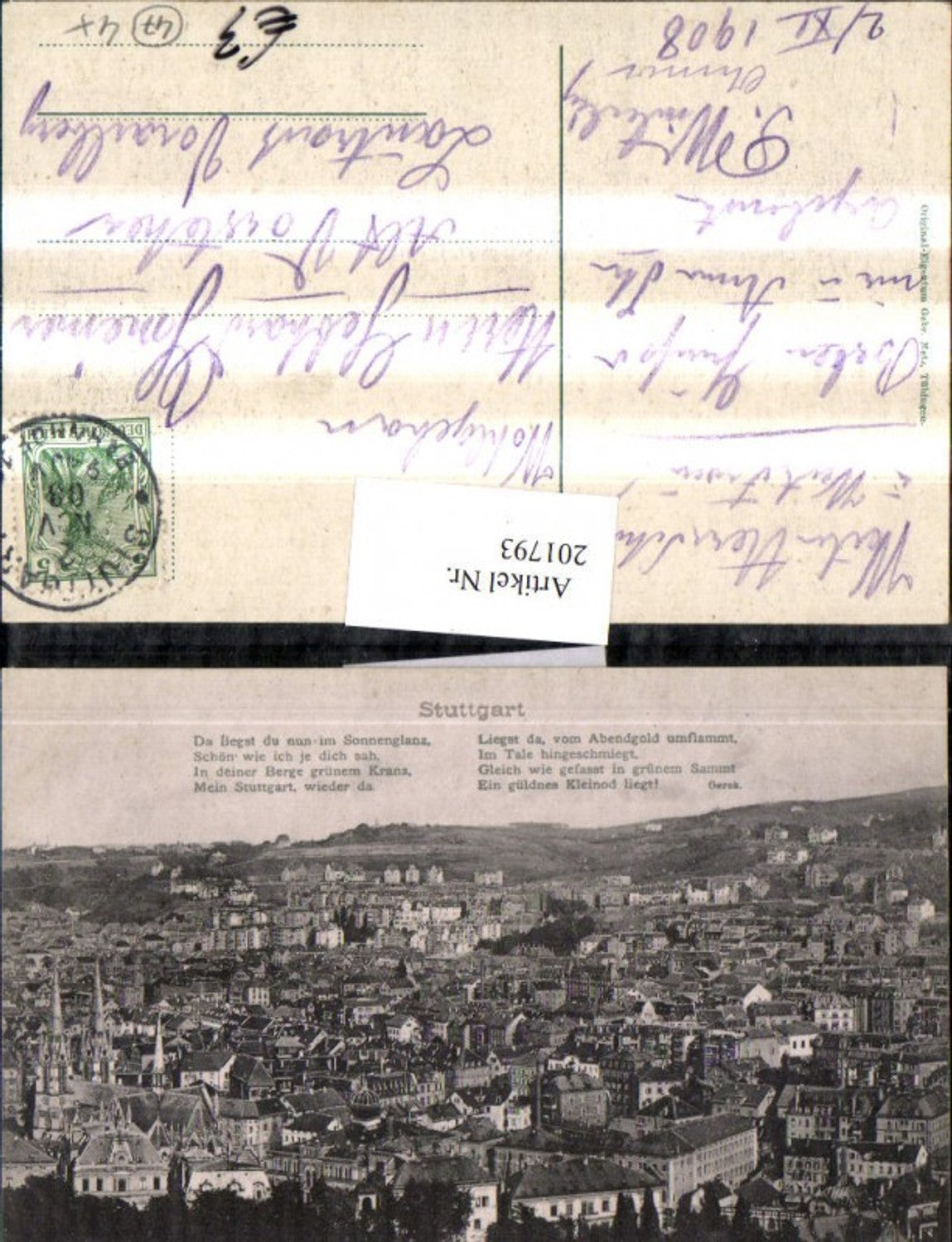 201793,Stuttgart long shot with poem