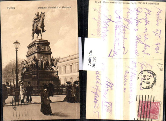 201796,Berlin Denkmal Friedrich d. Großen